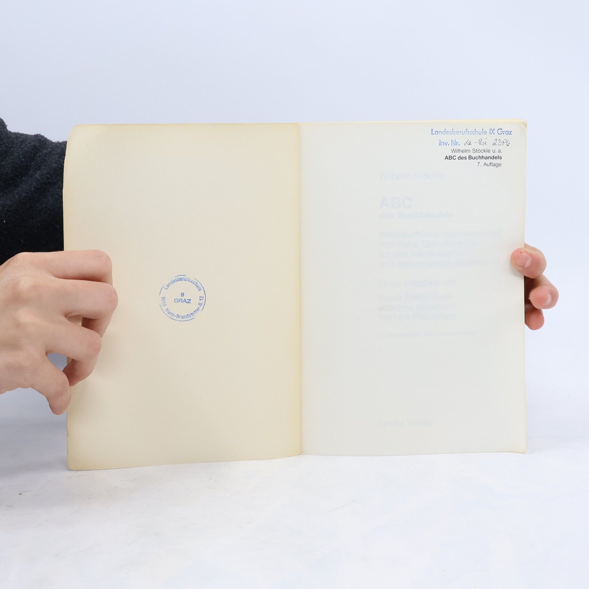 Wilhelm Stöckle ABC des Buchhandels