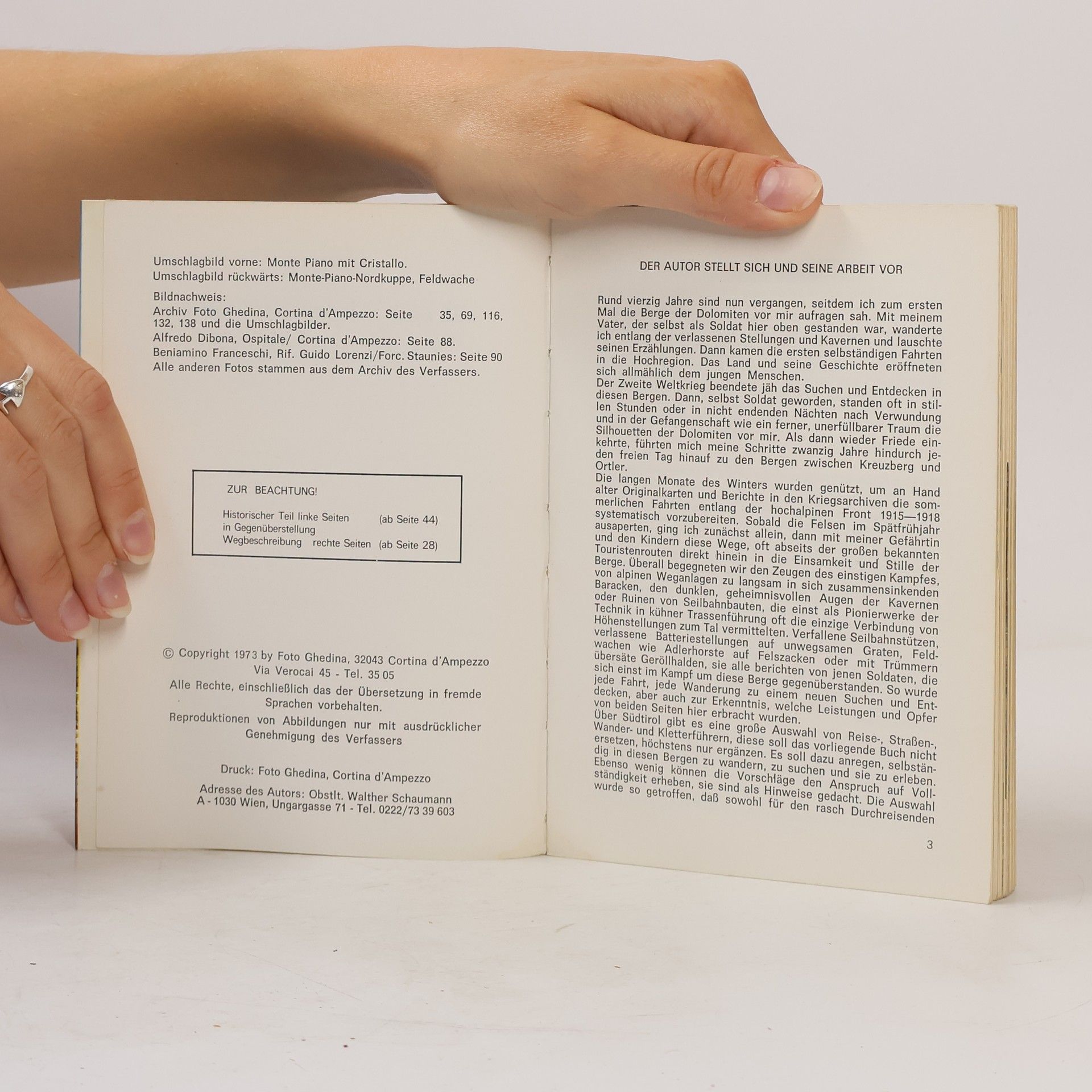 Autores varios Führer zu den Schauplätzen des Dolomitenkrieges