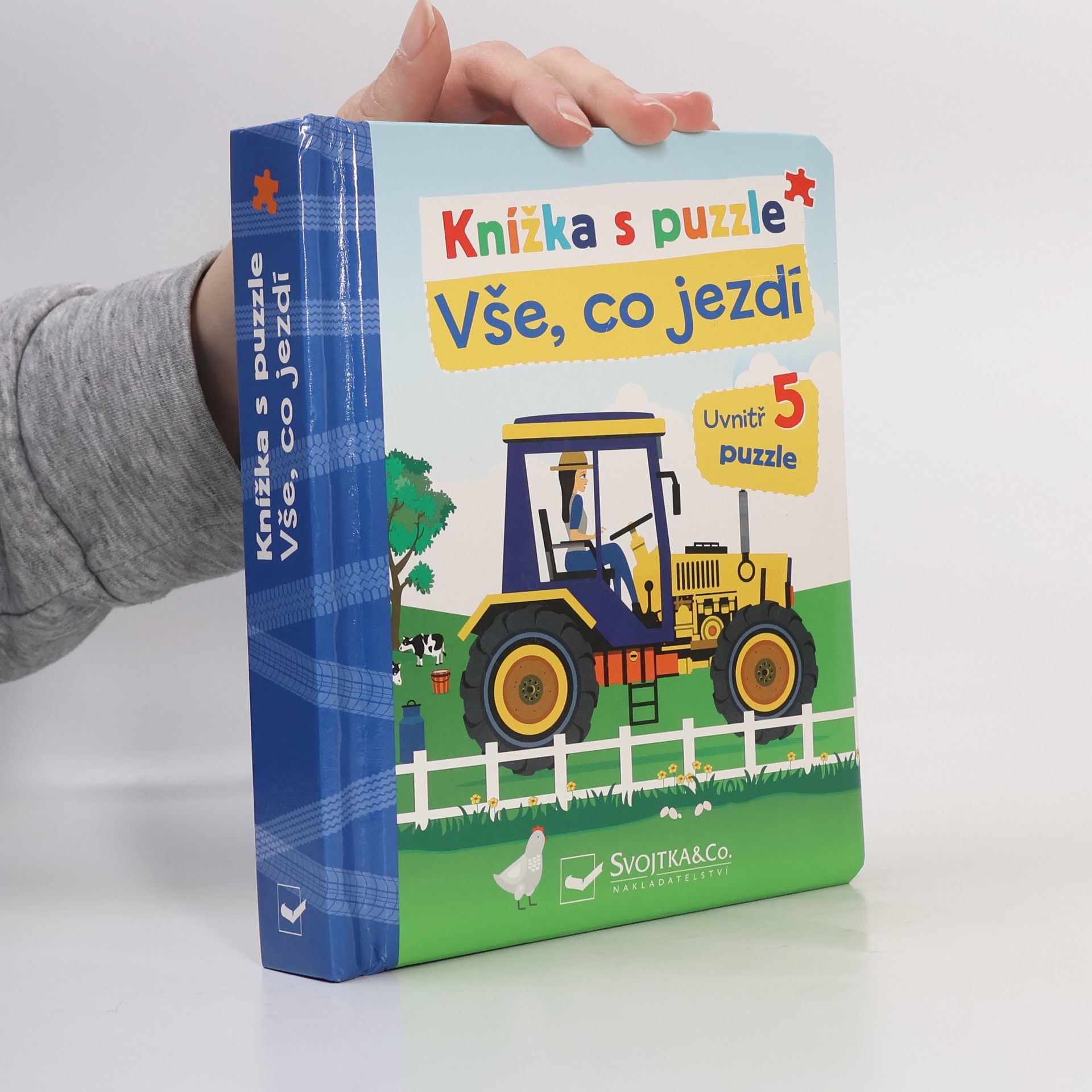 Laura Teller Knížka s puzzle. Vše, co jezdí