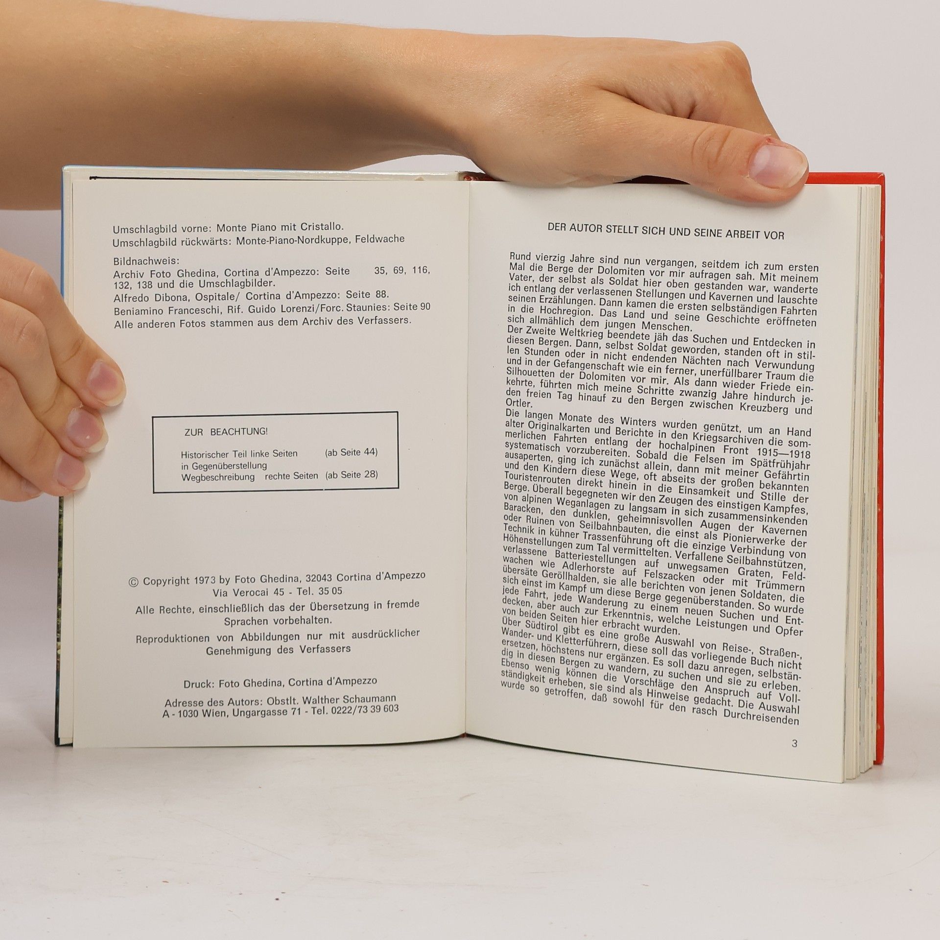 Various authors Führer zu den Schauplätzen des Dolomitenkrieges