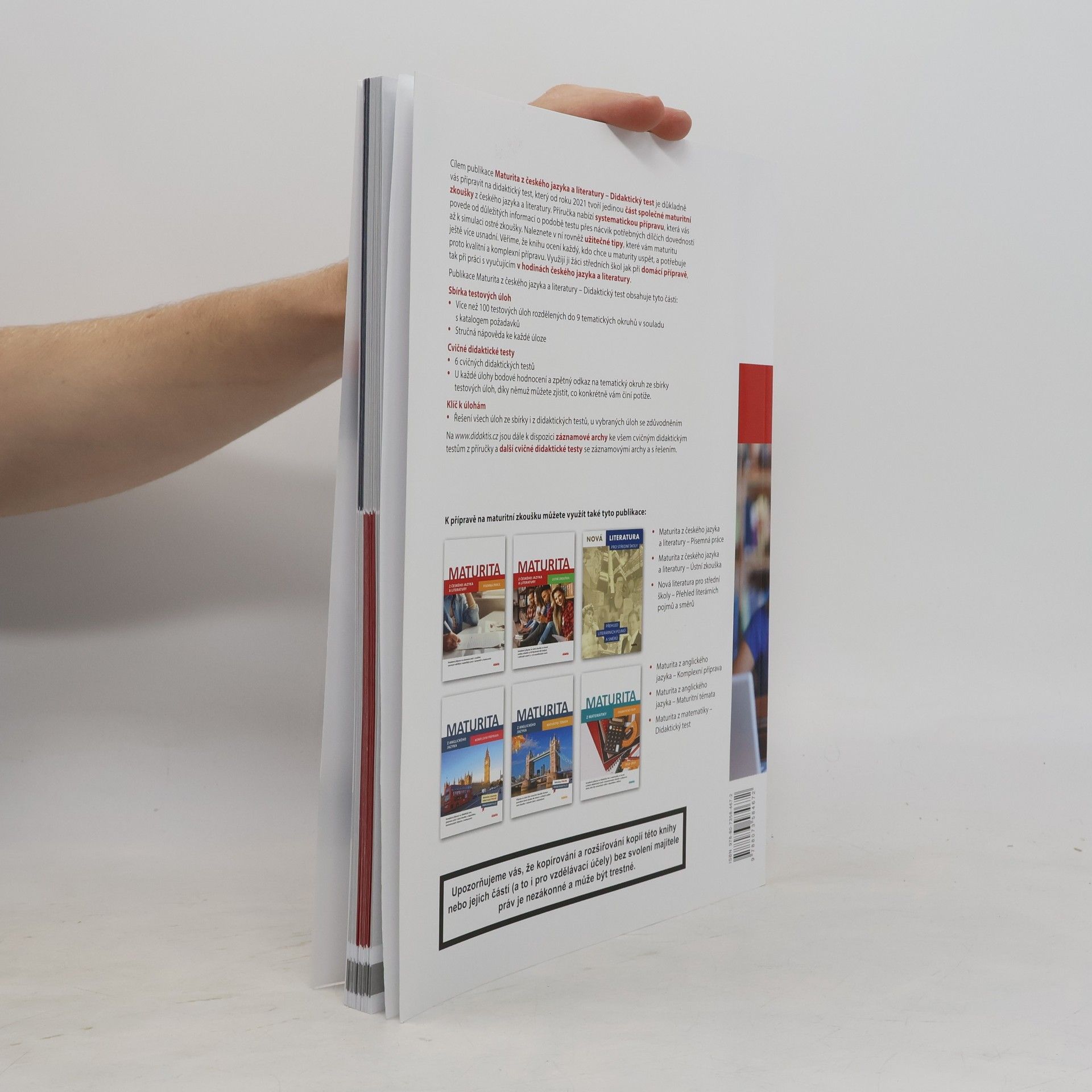 Various authors Maturita z českého jazyka a literatury: Didaktický test