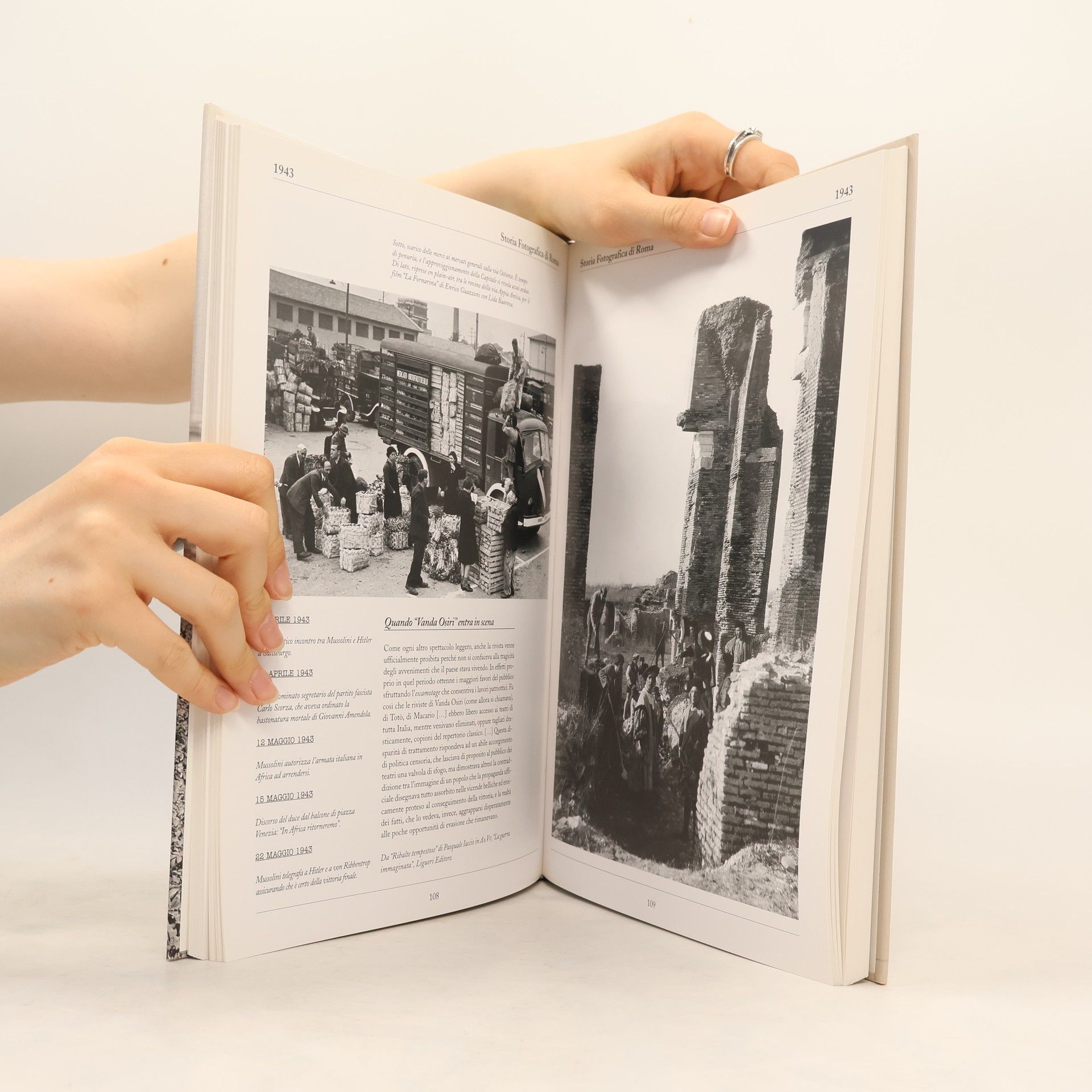 Storia fotografica di Roma. Dagli orti di guerra al neorealismo (1940-1949). Ediz. illustrata