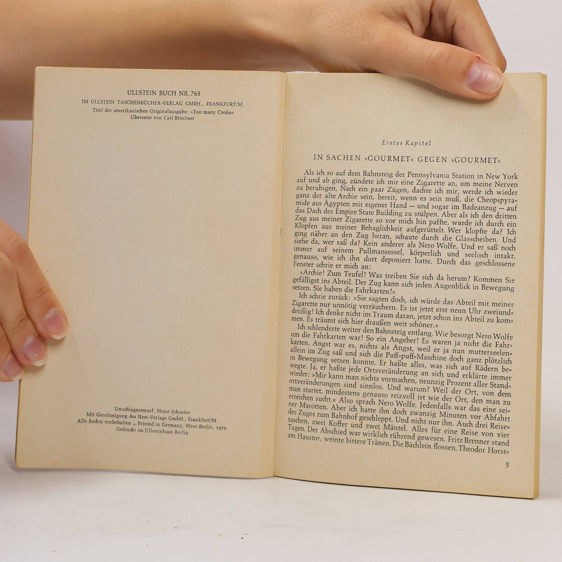 Rex Stout Zu viele Köche