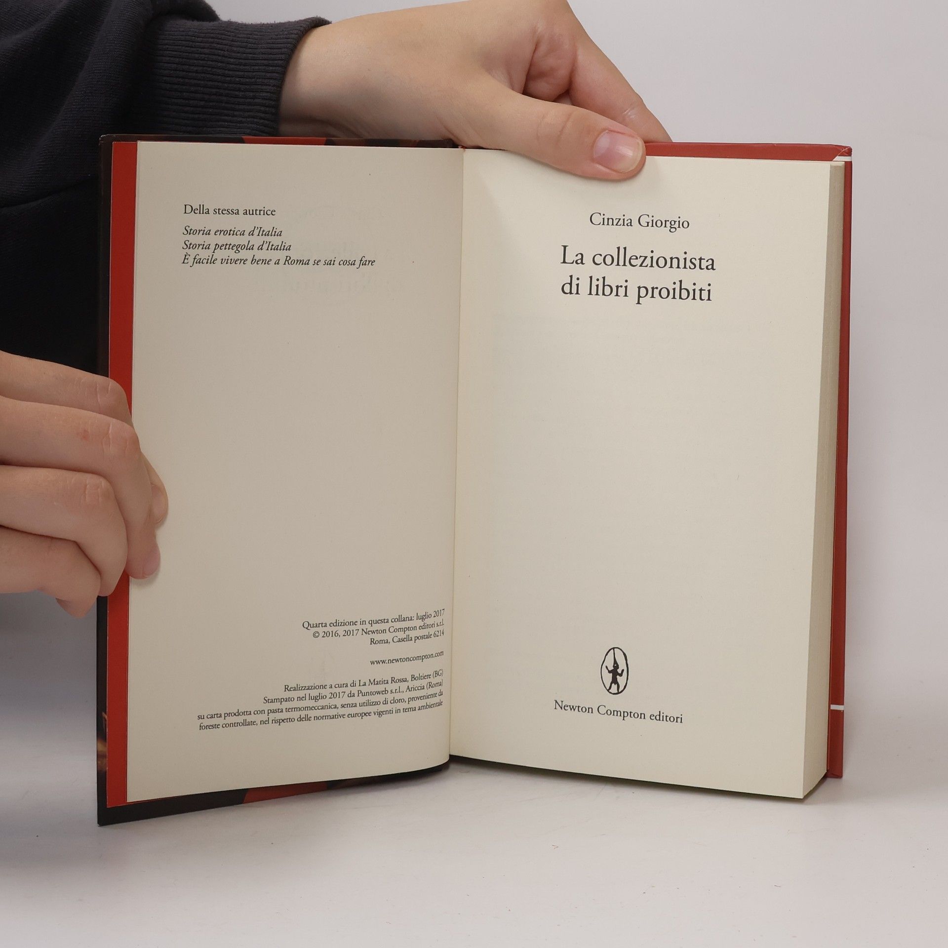 Cinzia Giorgio  La collezionista di libri proibiti