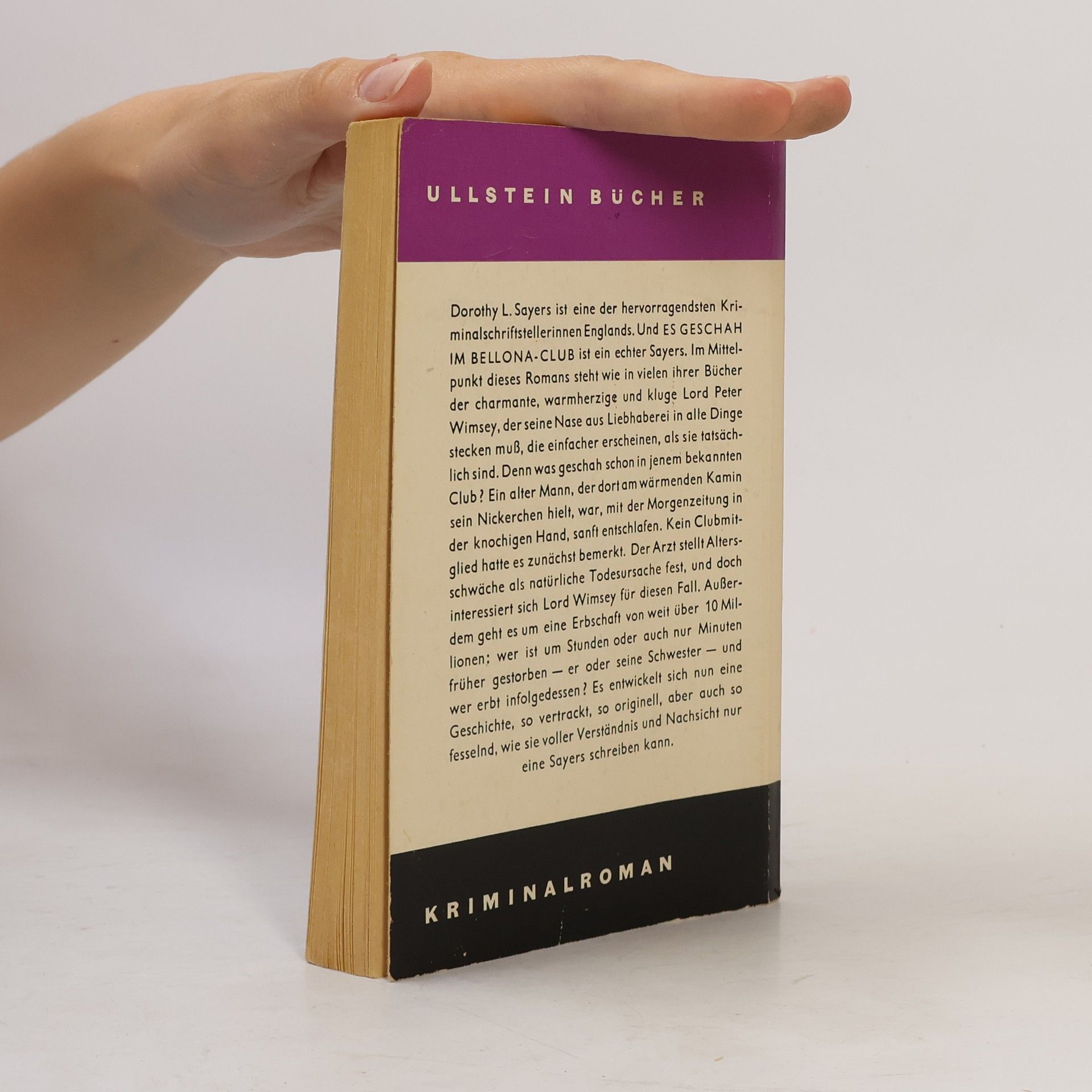 Dorothy L. Sayers Es geschah im Bellona-Club