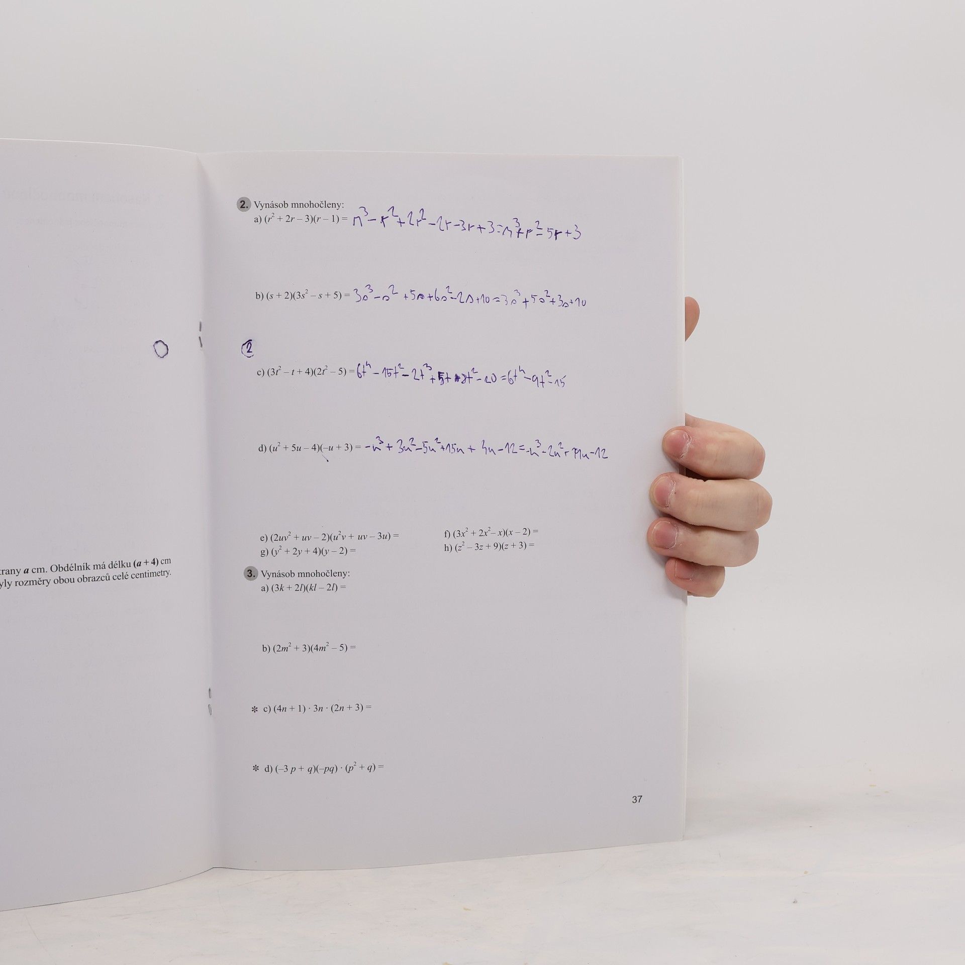 Zdeněk Půlpán Matematika 8 pro základní školy Algebra Pracovní sešit