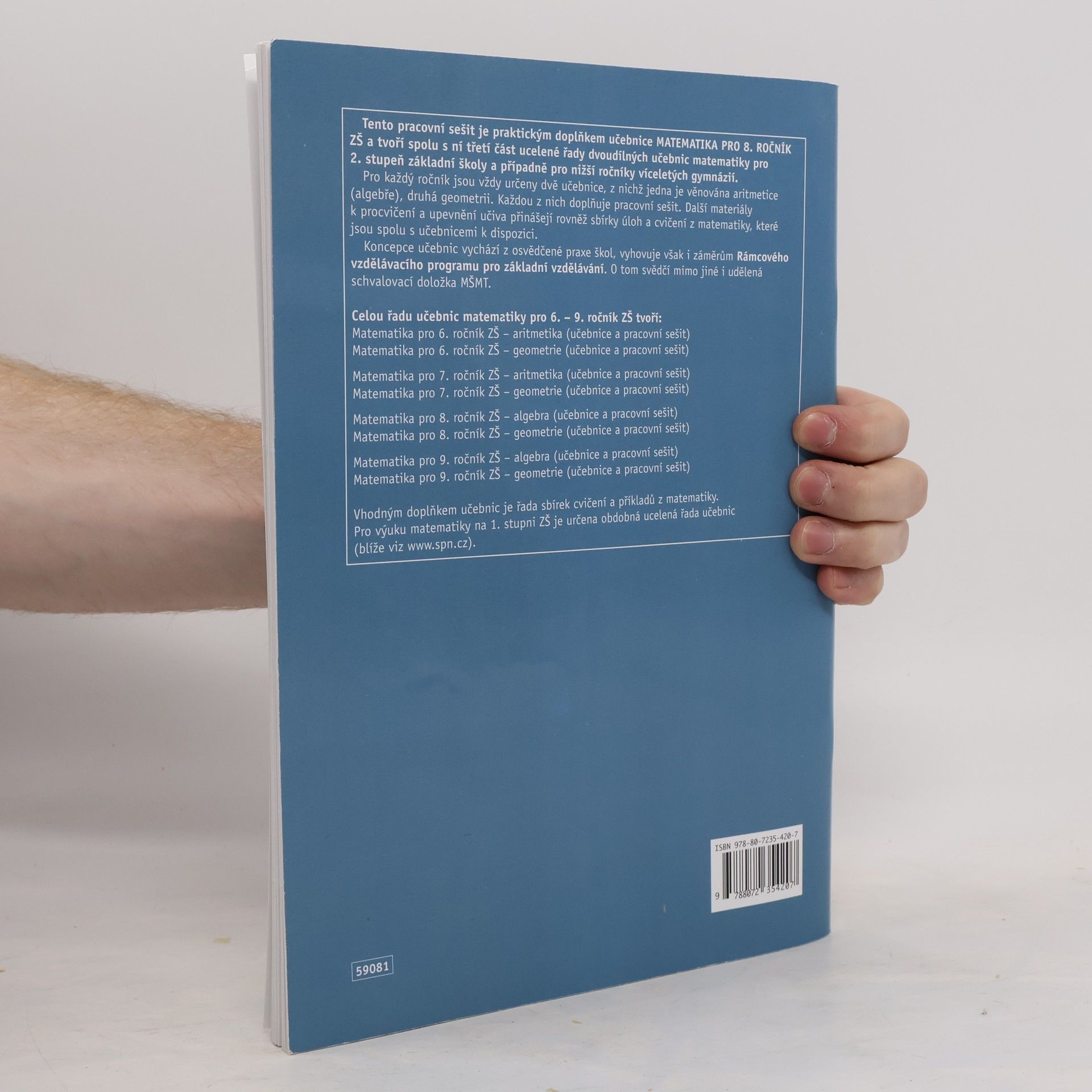 Zdeněk Půlpán Matematika 8 pro základní školy Algebra Pracovní sešit
