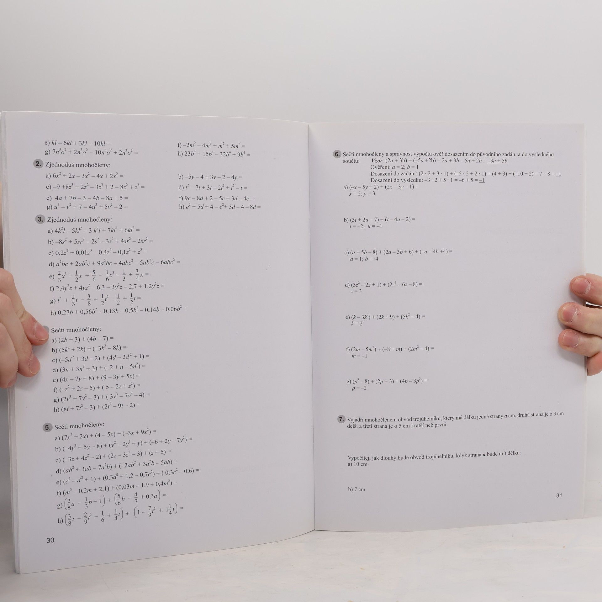 Zdeněk Půlpán Matematika 8 pro základní školy Algebra Pracovní sešit