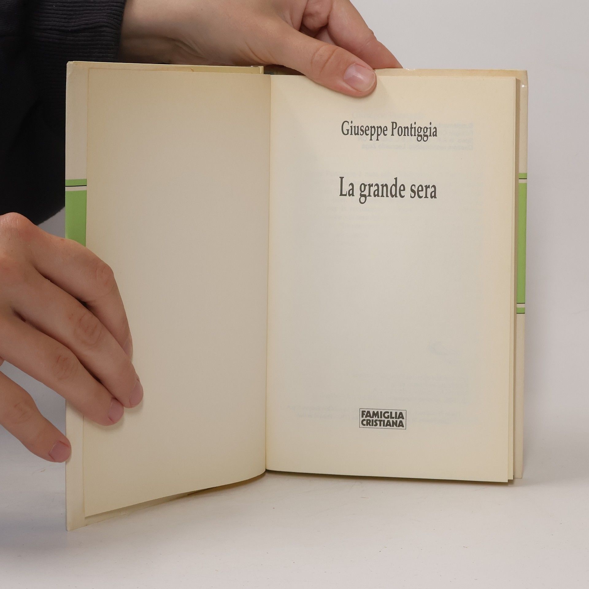 Giuseppe Pontiggia La grande sera