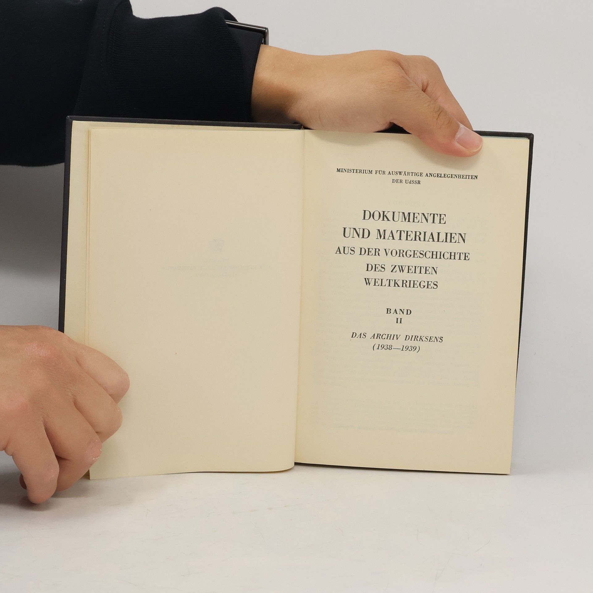 Kolektiv autorů Dokumente und Materialien aus der Vorgeschichte des zweiten Weltkrieges, Band II