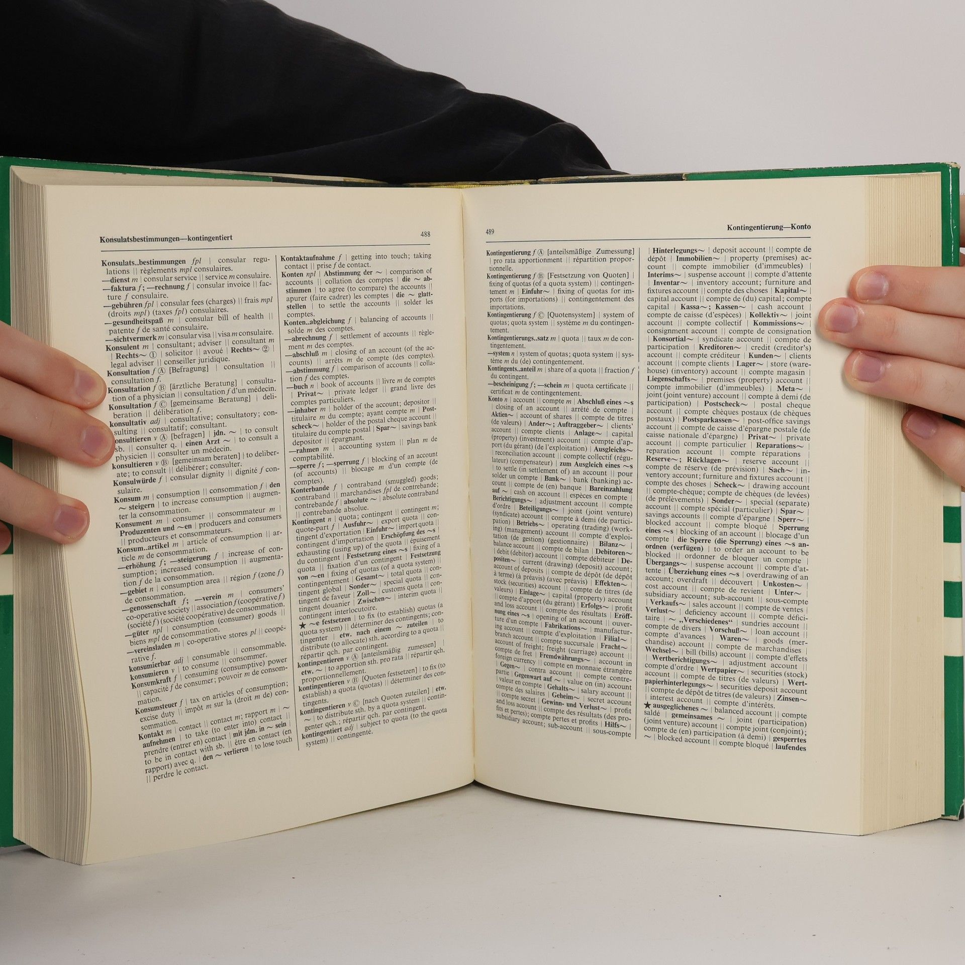 Robert Herbst Wörterbuch der Handels- Finanz- und Rechtssprache. Band. 2. Deutsch-Englisch-Französisch
