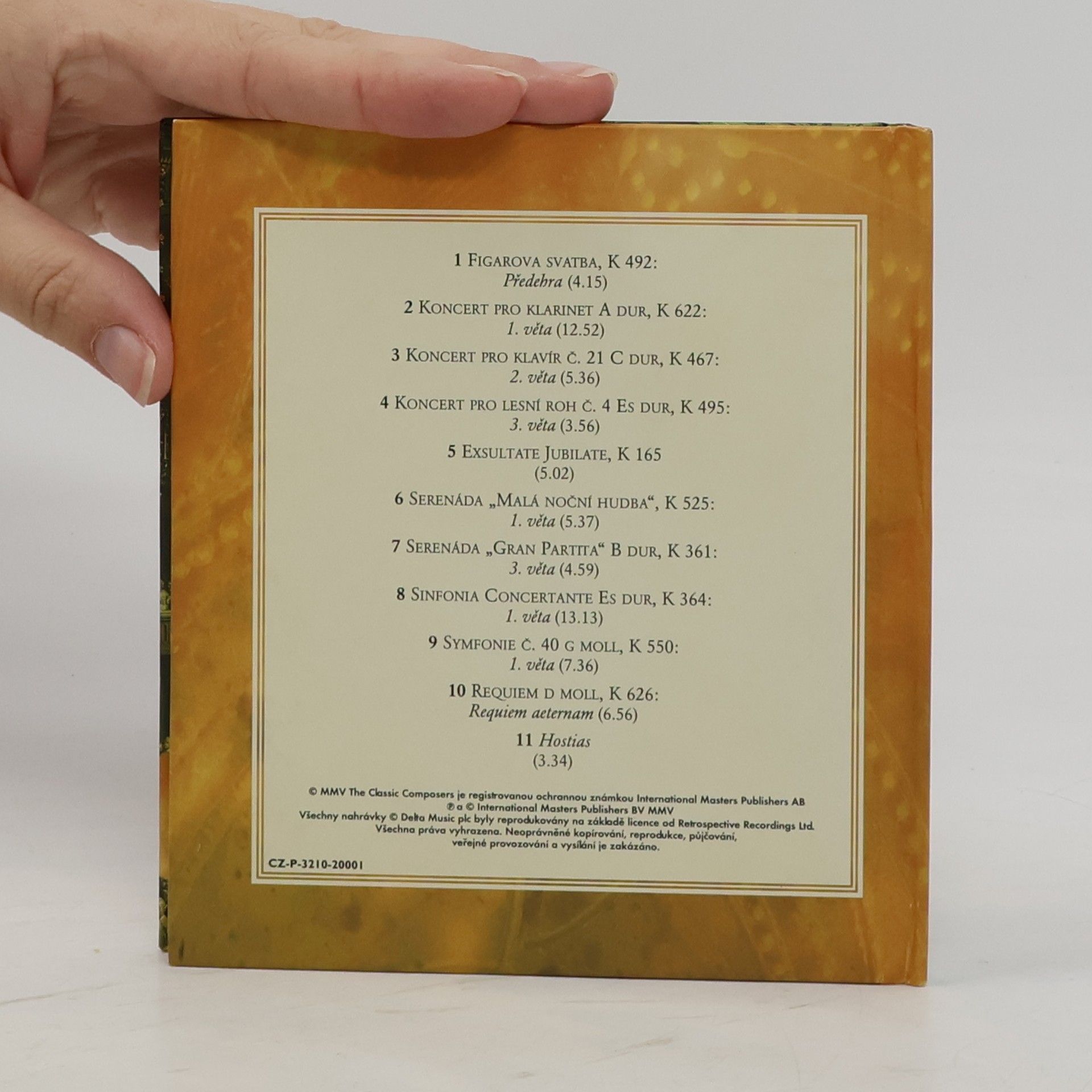 Various authors Mozart. Mistrovská hudební díla