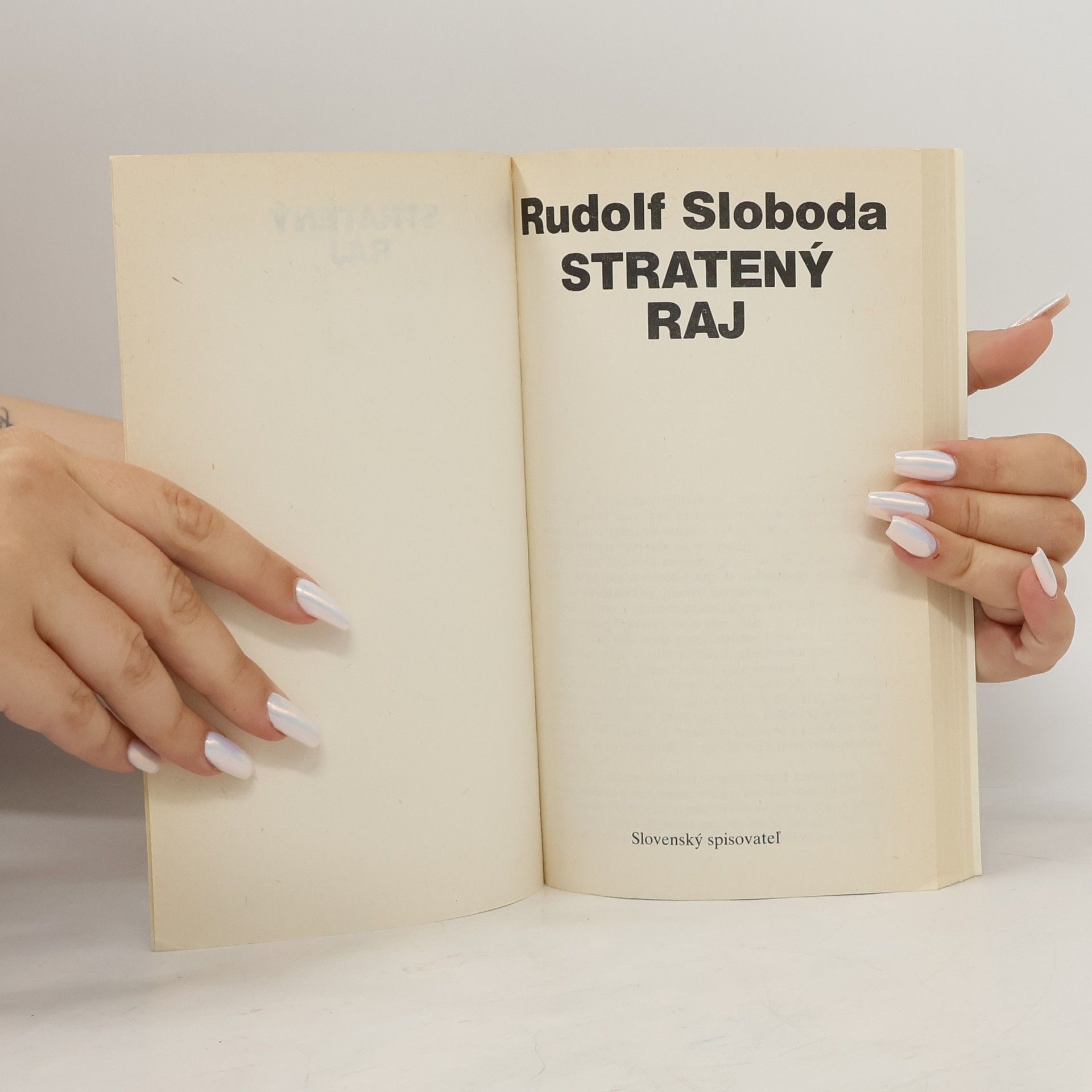 Rudolf Sloboda Stratený raj