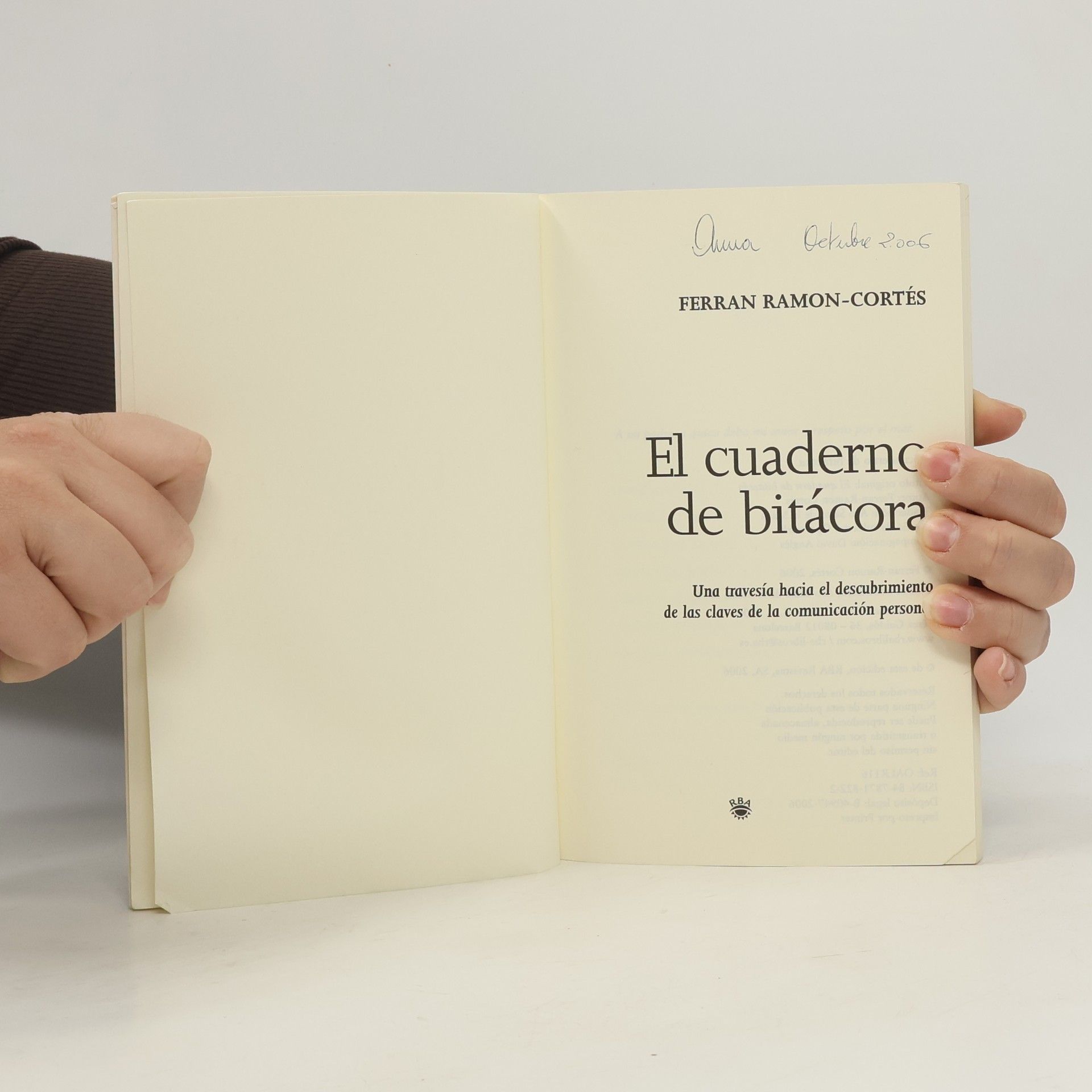 Ferran Rámon-Cortés El cuaderno de bitácora