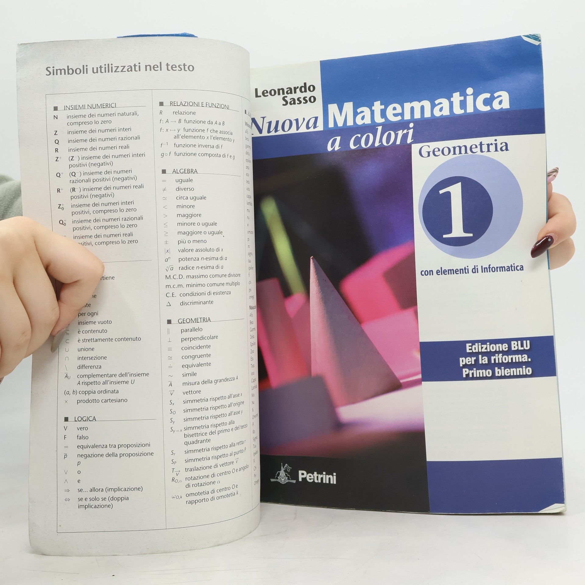 Leonardo Sasso Nuova matematica a colori
