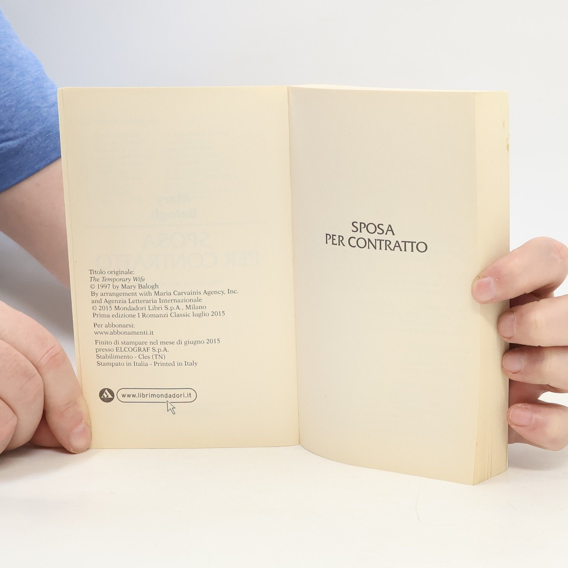 Mary Balogh Sposa per contratto 1114