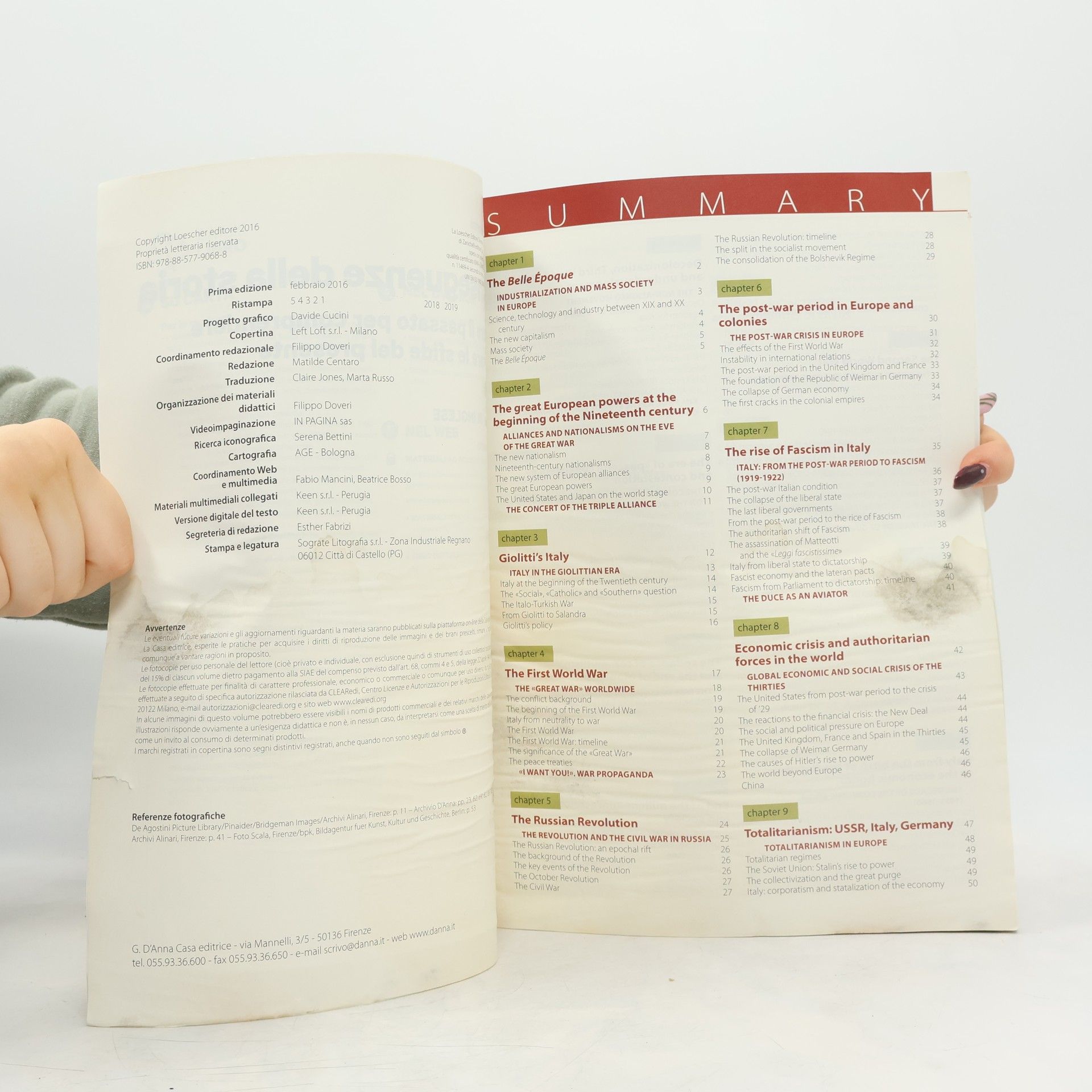 Giovanni Codovini CLIL in inglese per il secondo anno del secondo biennio - 3: Le conseguenze della storia