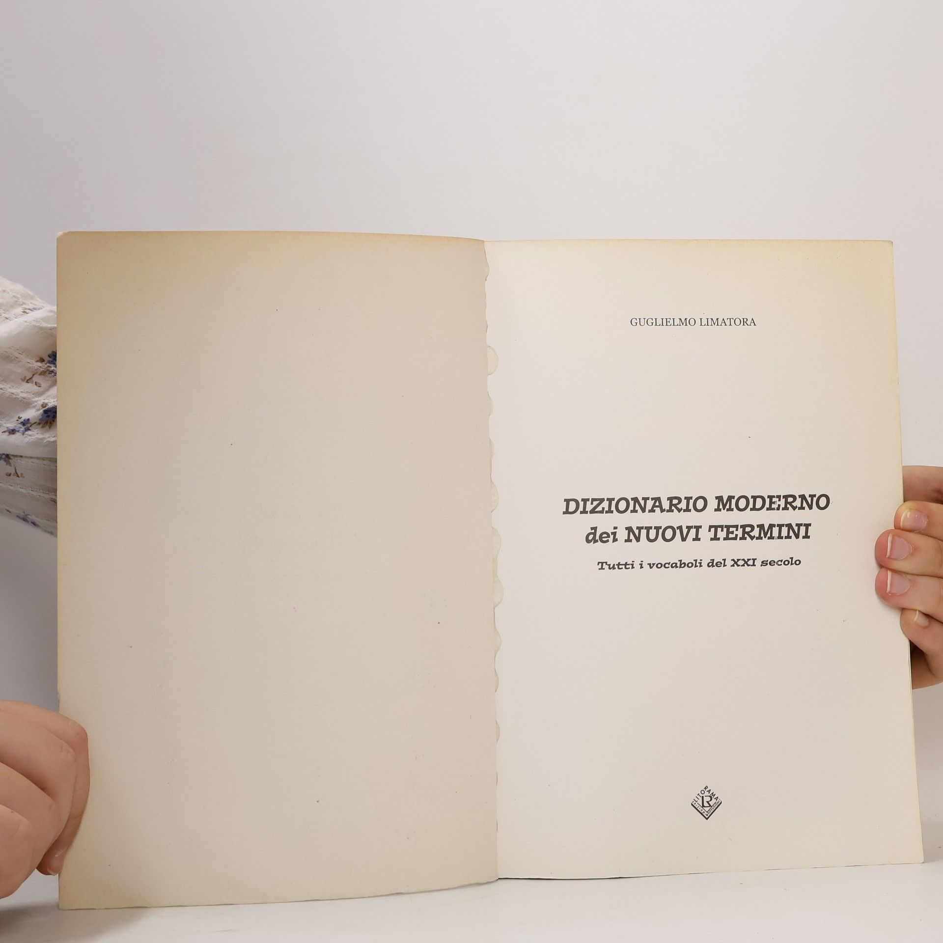 Guglielmo Limatora Dizionario Moderno dei Nuovi Termini
