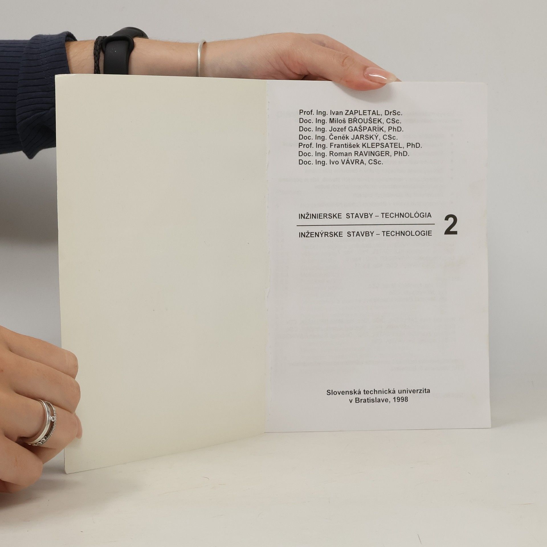 Kolektiv autorů Inžinierske stavby – technológia 2/ Inženýrské stavby – technologie 2