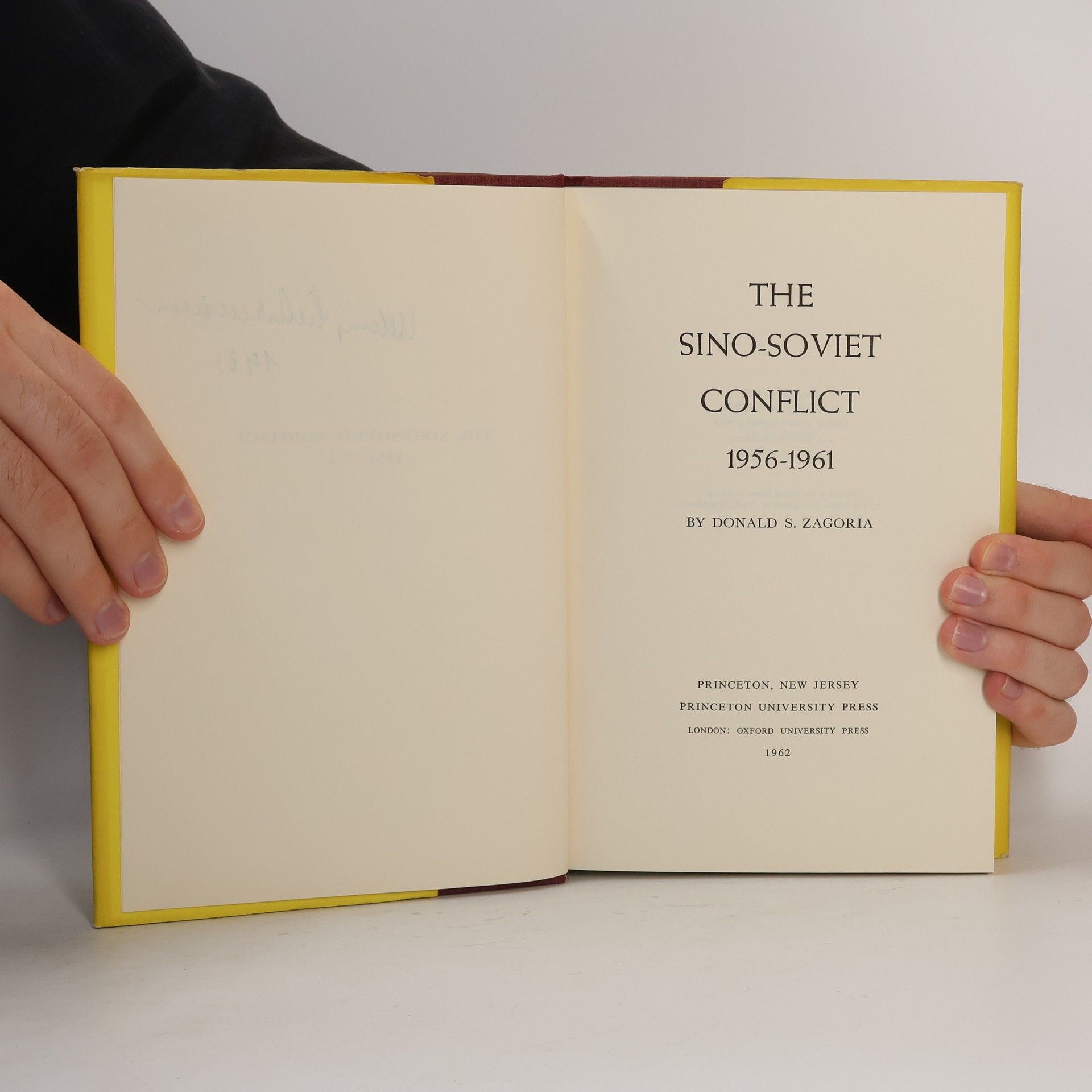 Donald S. Zagoria The Sino-Soviet Conflict 1956-1961