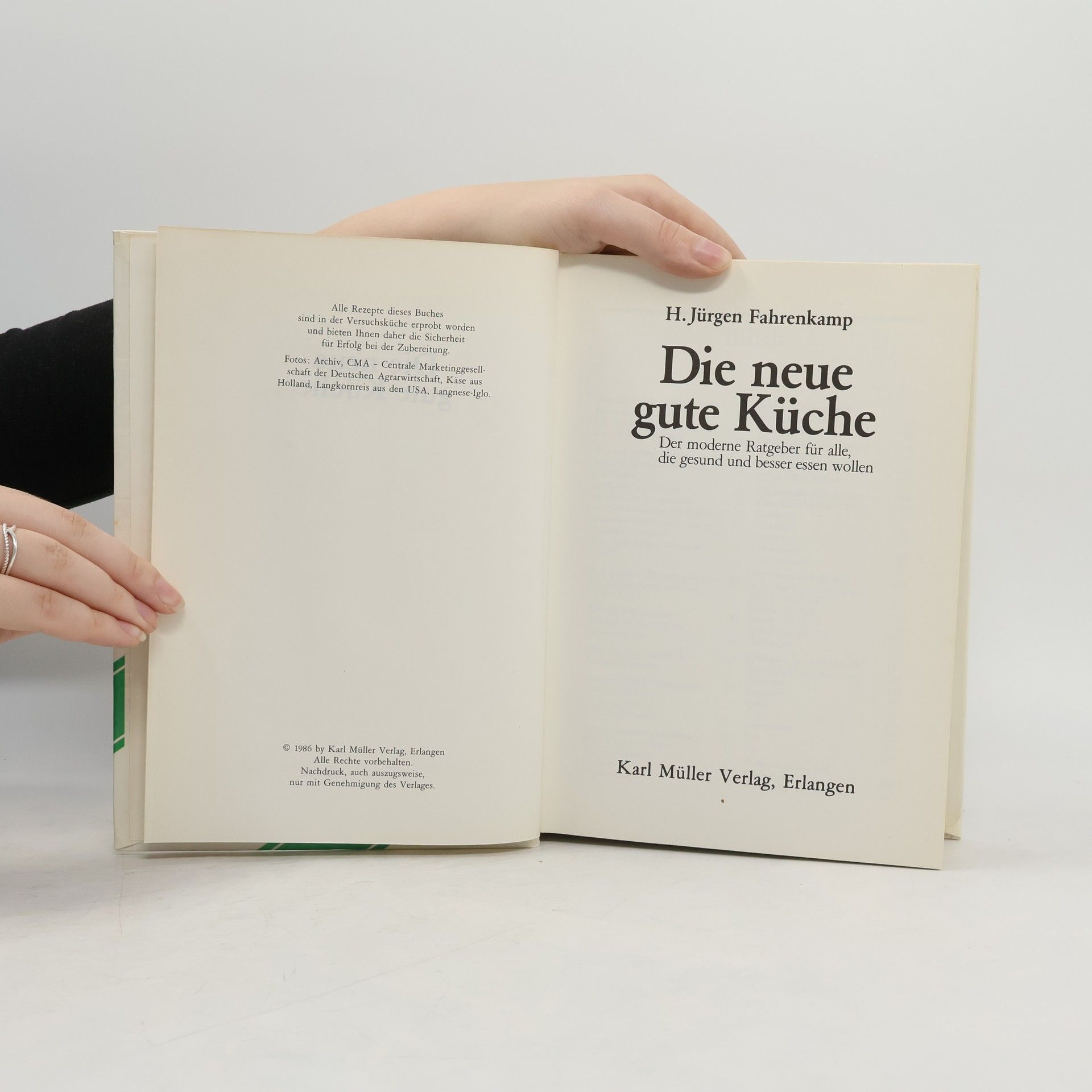 Hans J. Fahrenkamp Die neue gute Küche