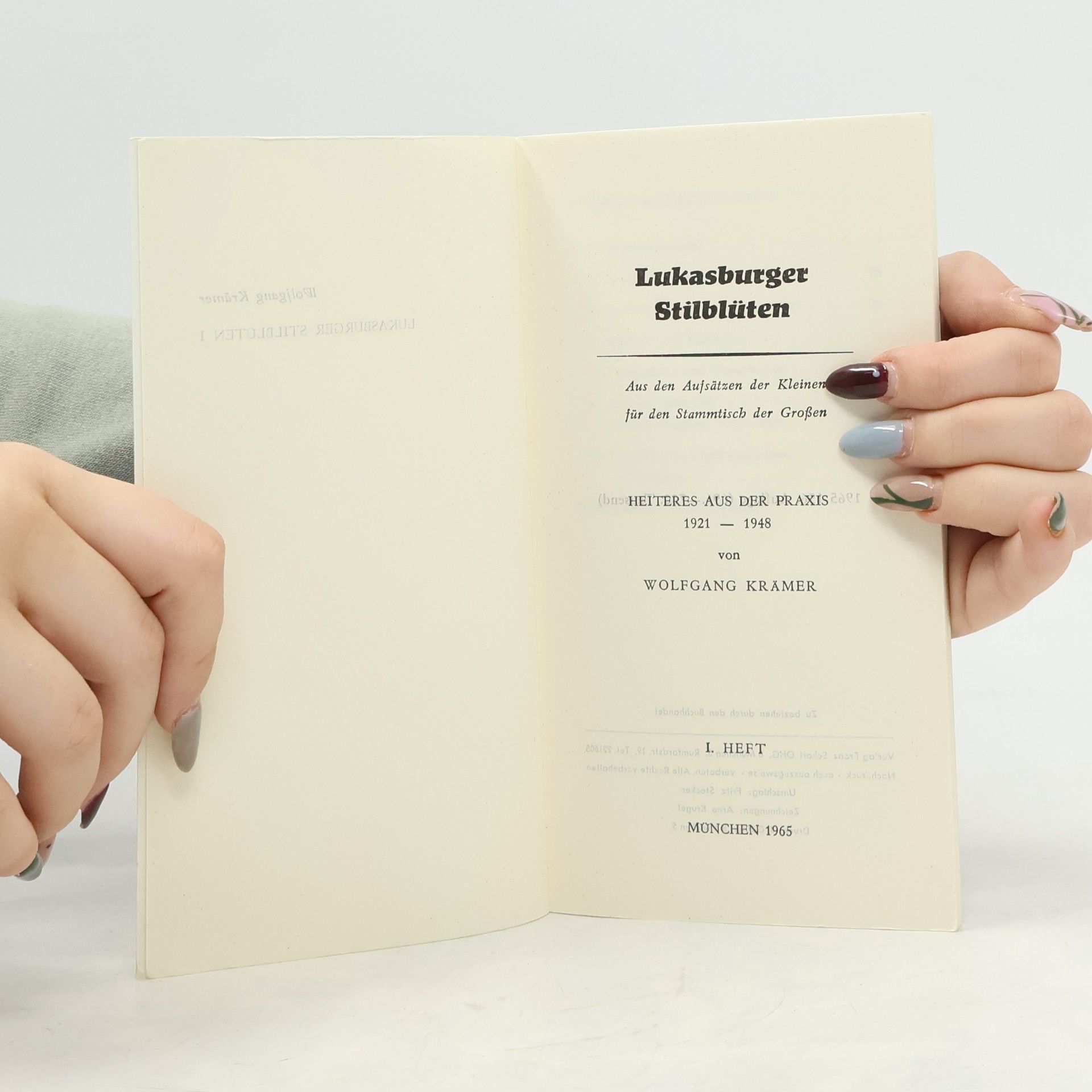 Collectif d'auteurs Lukasbürger Stilblüten 1-5