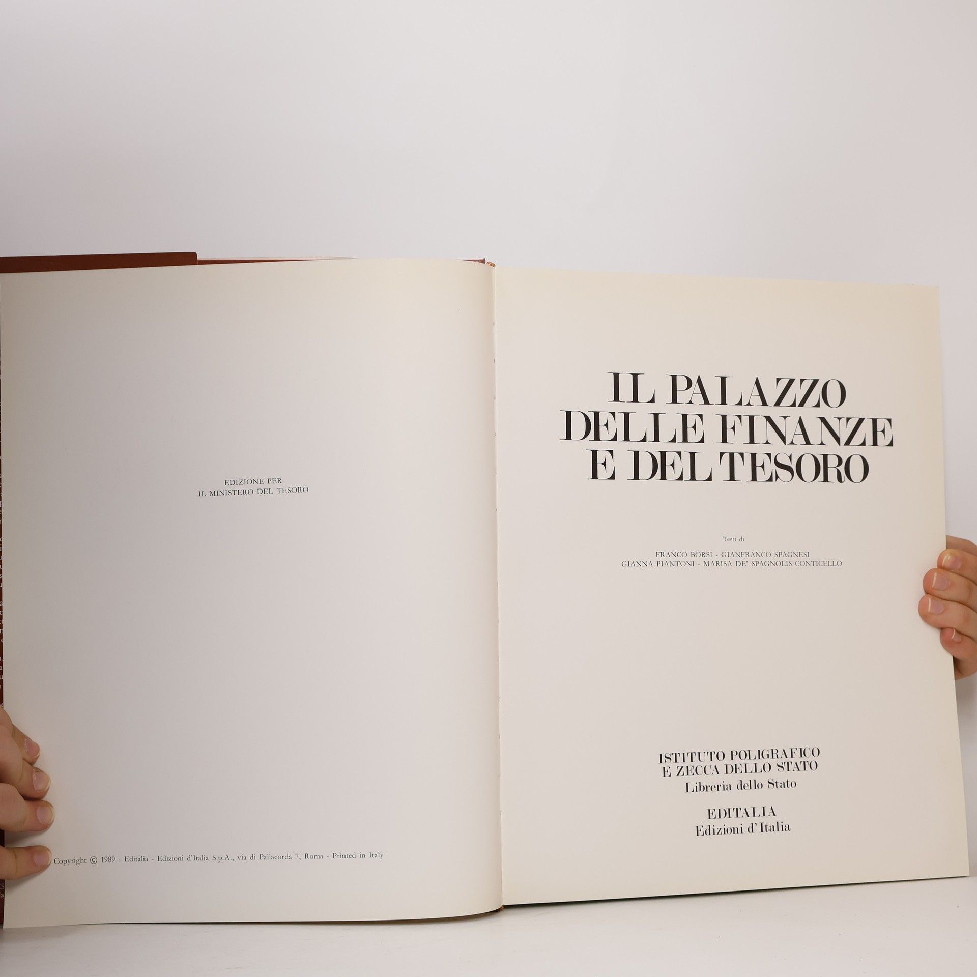Franco Borsi Il Palazzo delle finanze e del tesoro