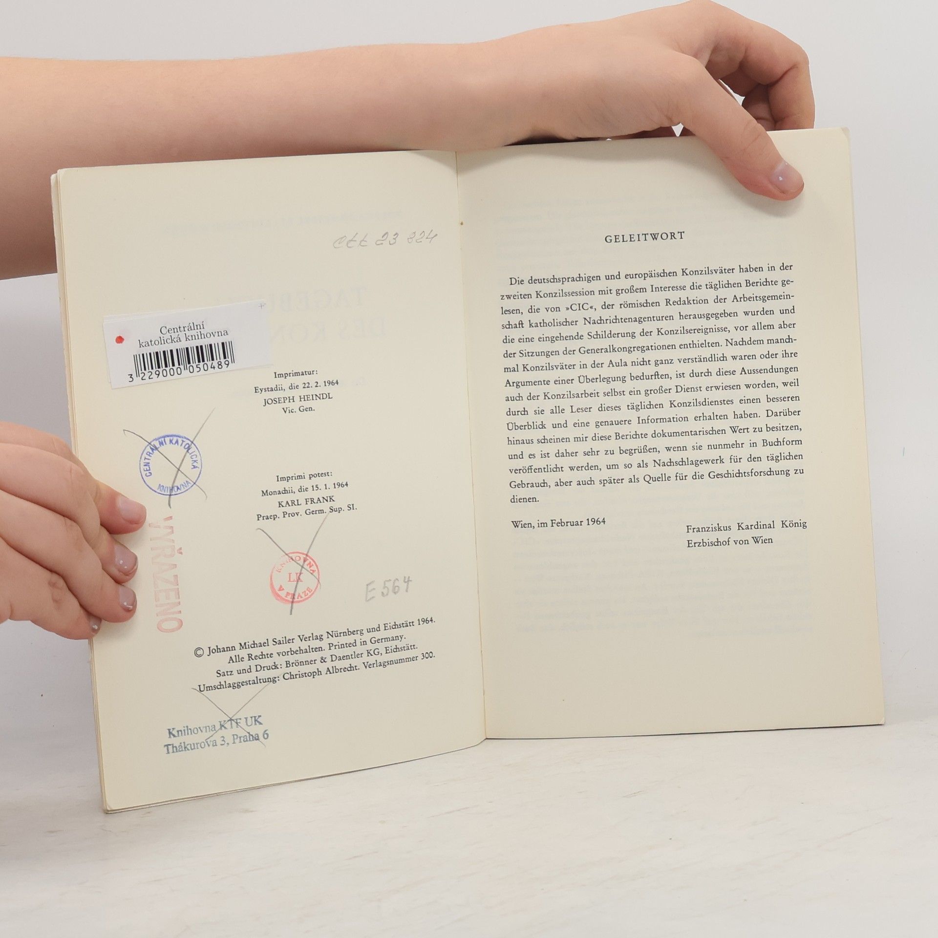 Wolfgang Seibel Tagebuch des Konzils