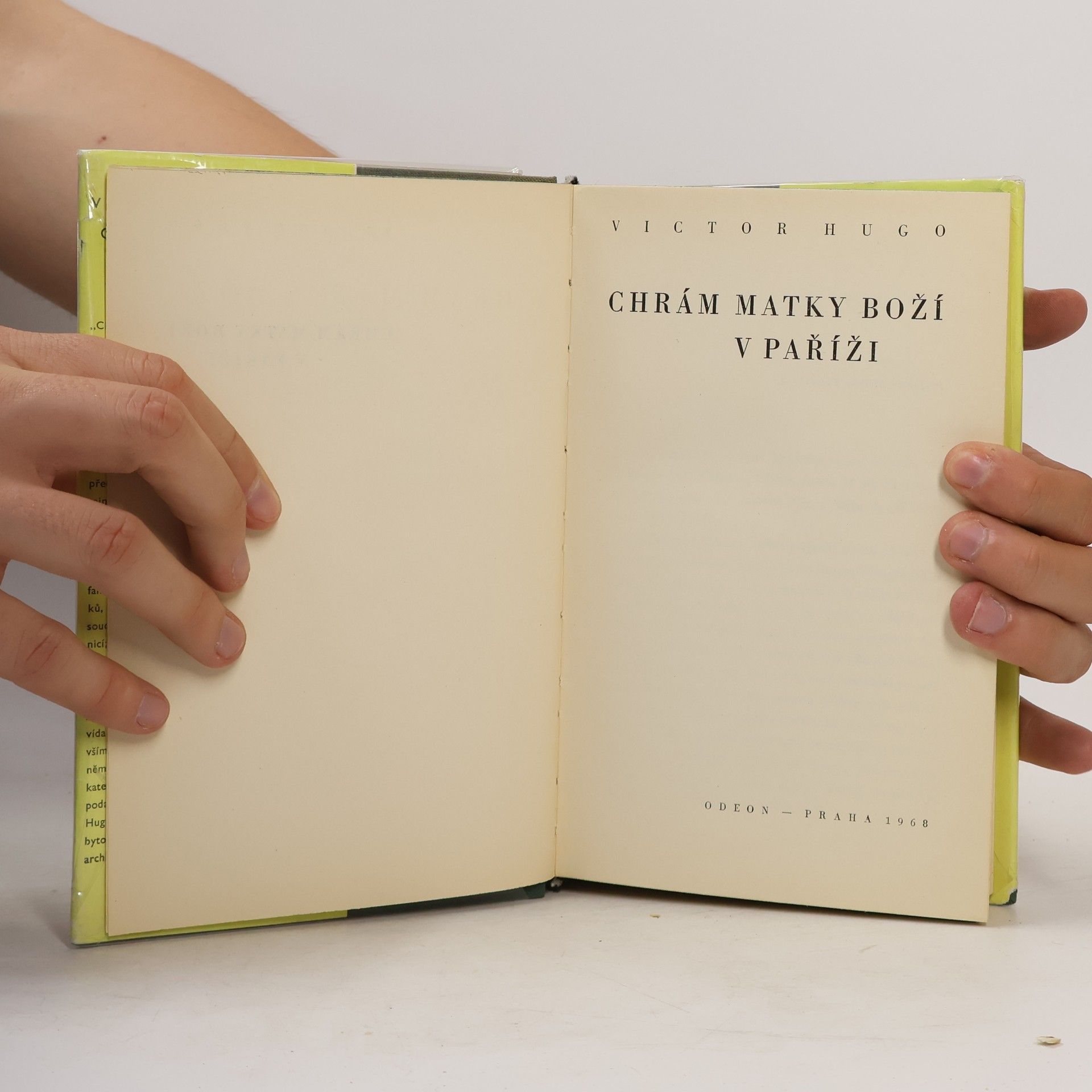 Victor Hugo Chrám Matky Boží v Paříži