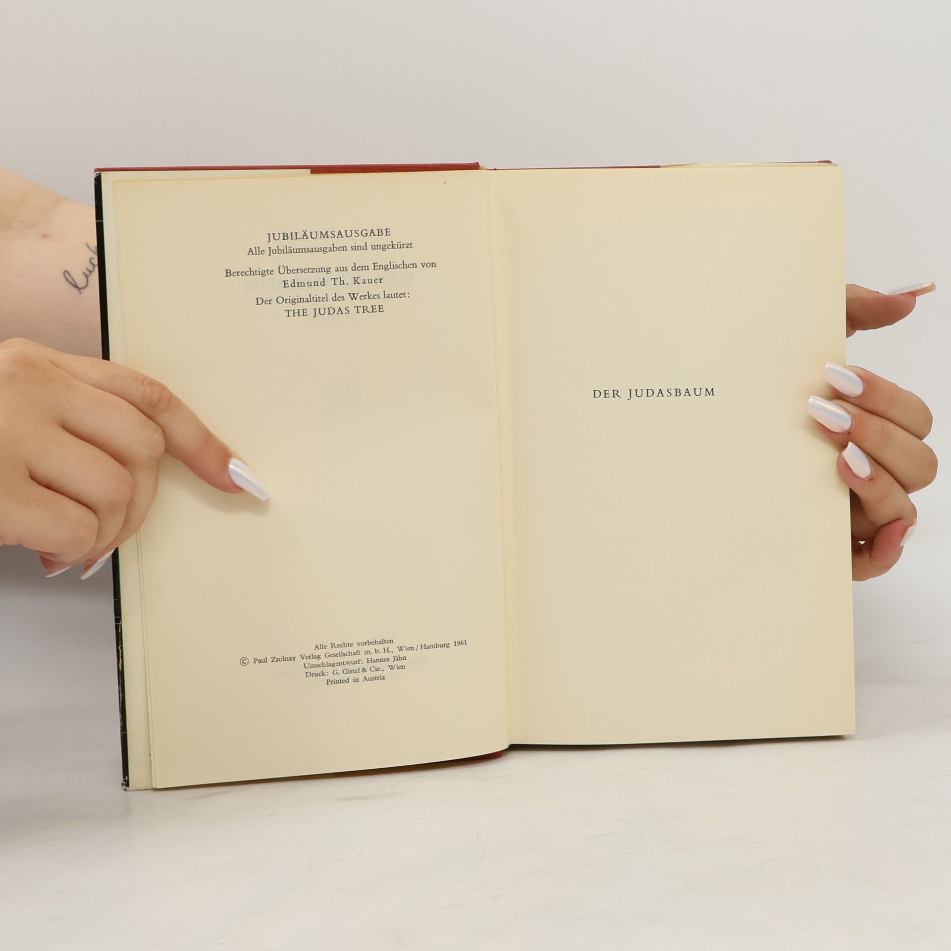 A. J. Cronin Der Judasbaum