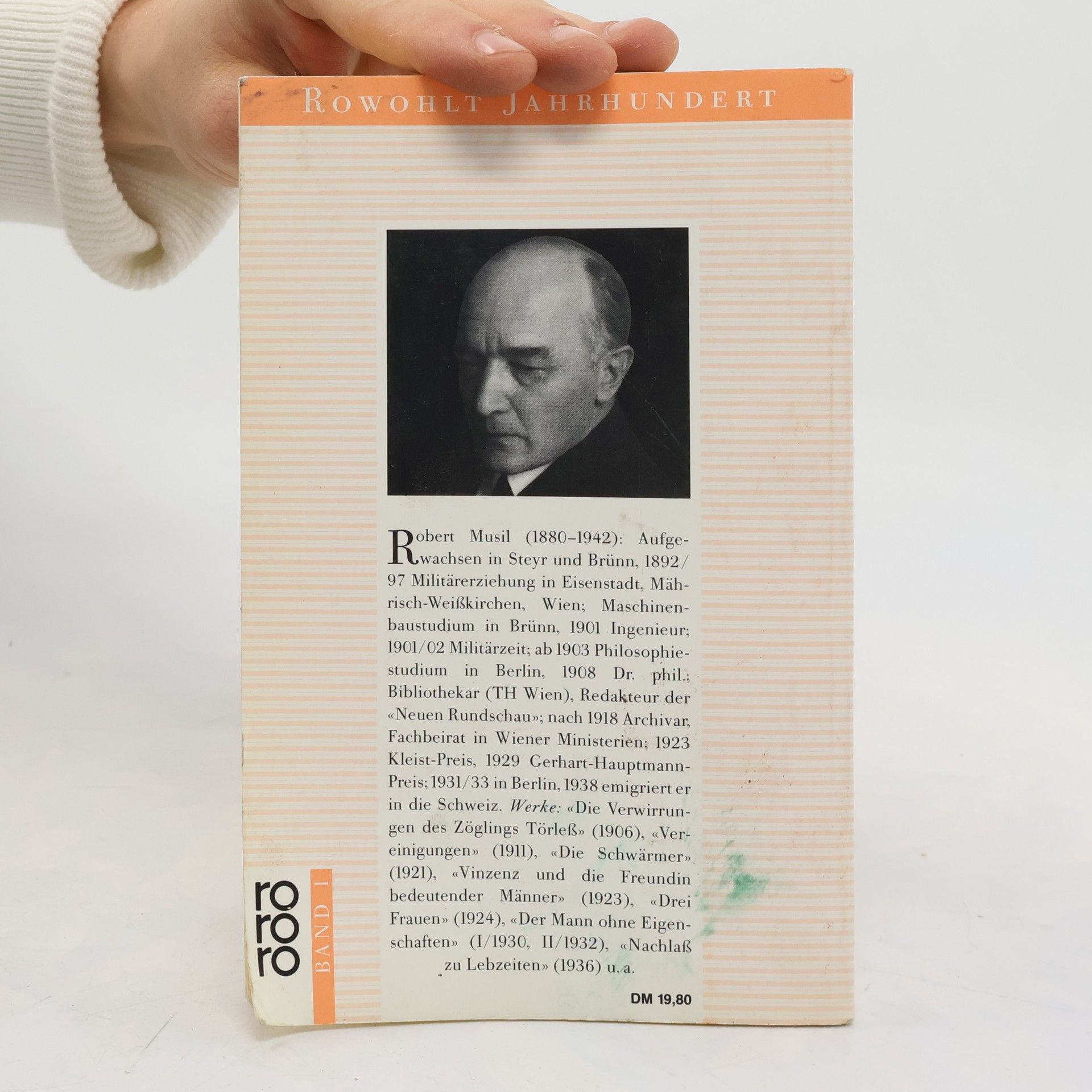 Robert Musil Der Mann ohne Eigenschaften 1