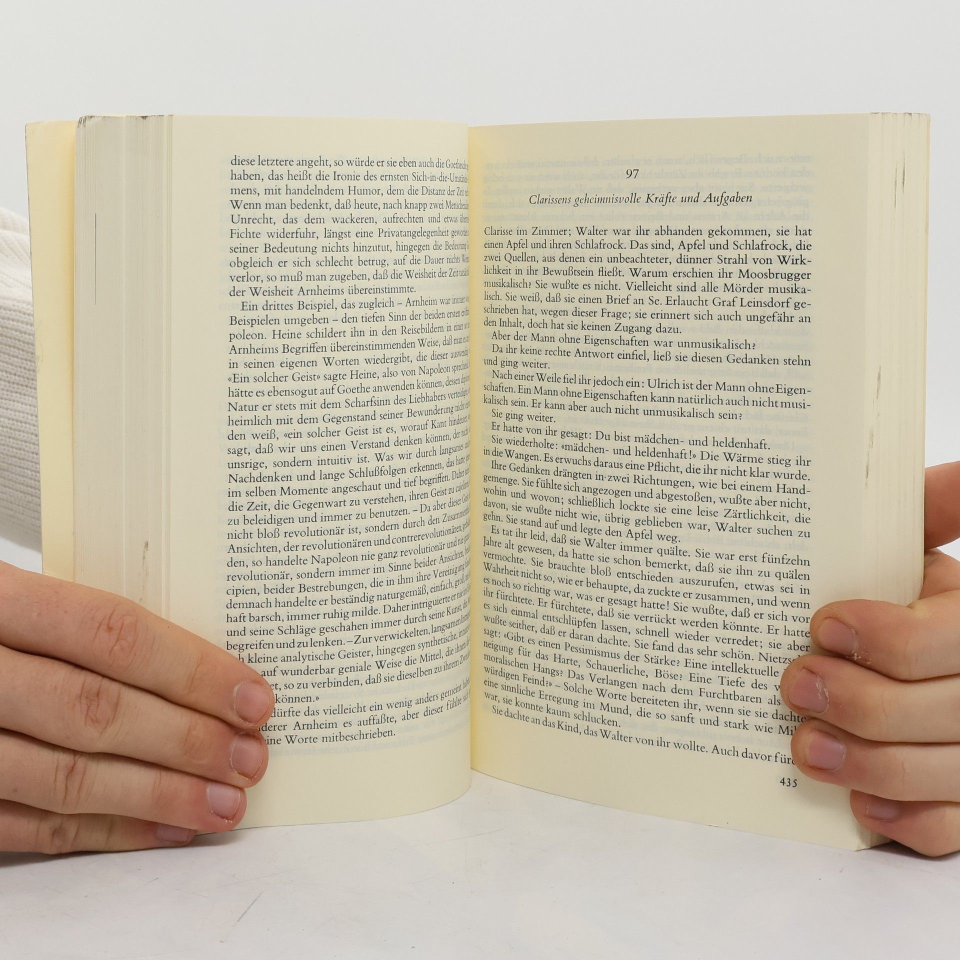 Robert Musil Der Mann ohne Eigenschaften 1
