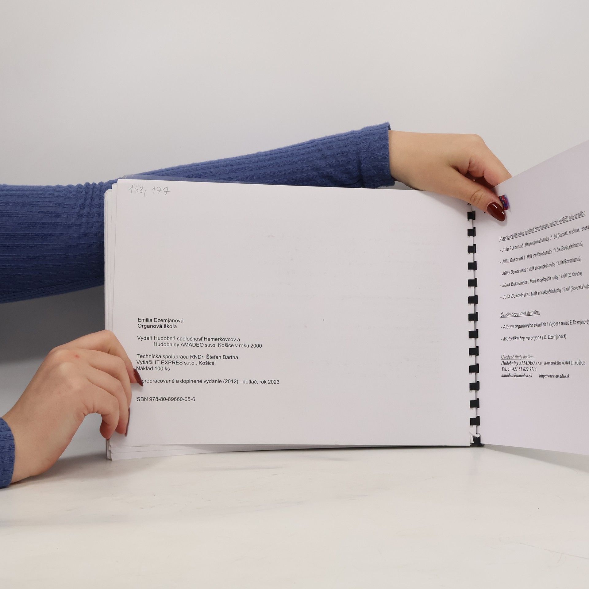 Emília Dzemjanová Organová škola / Orgelschule