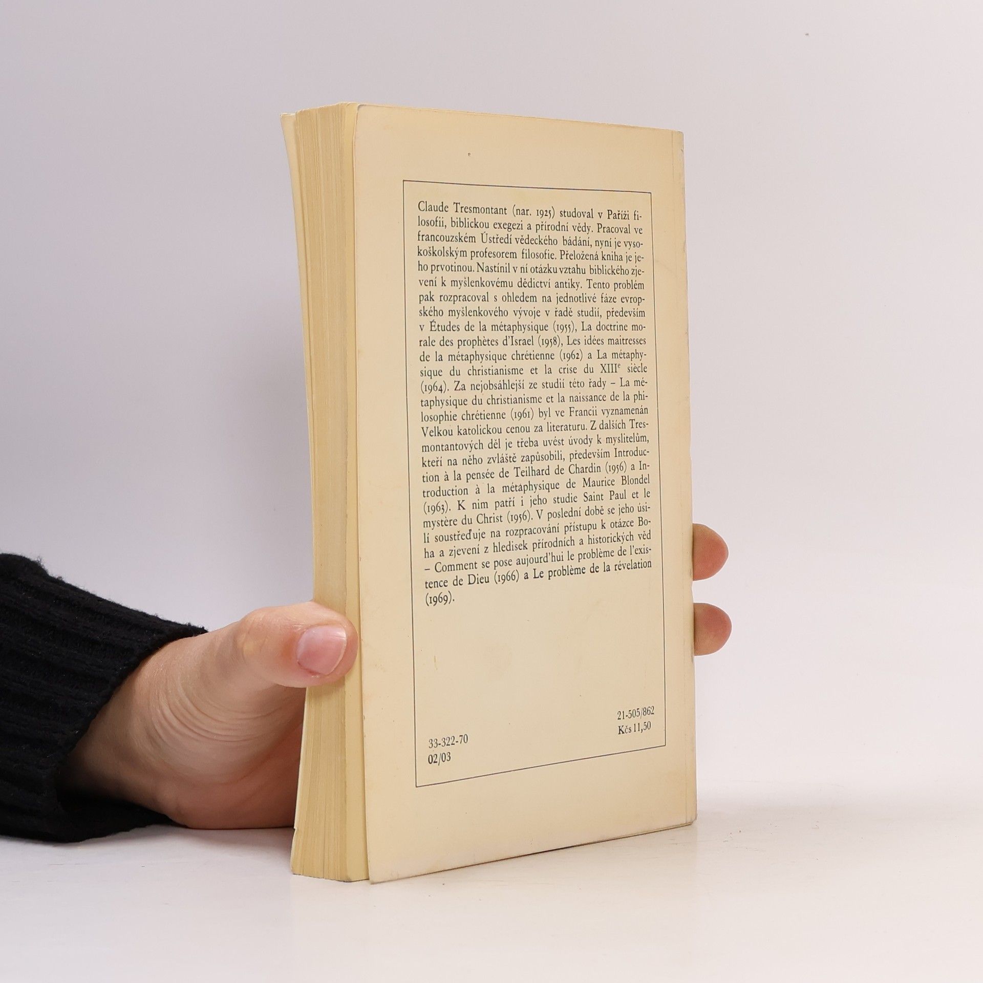Claude Tresmontant Bible a antická tradice