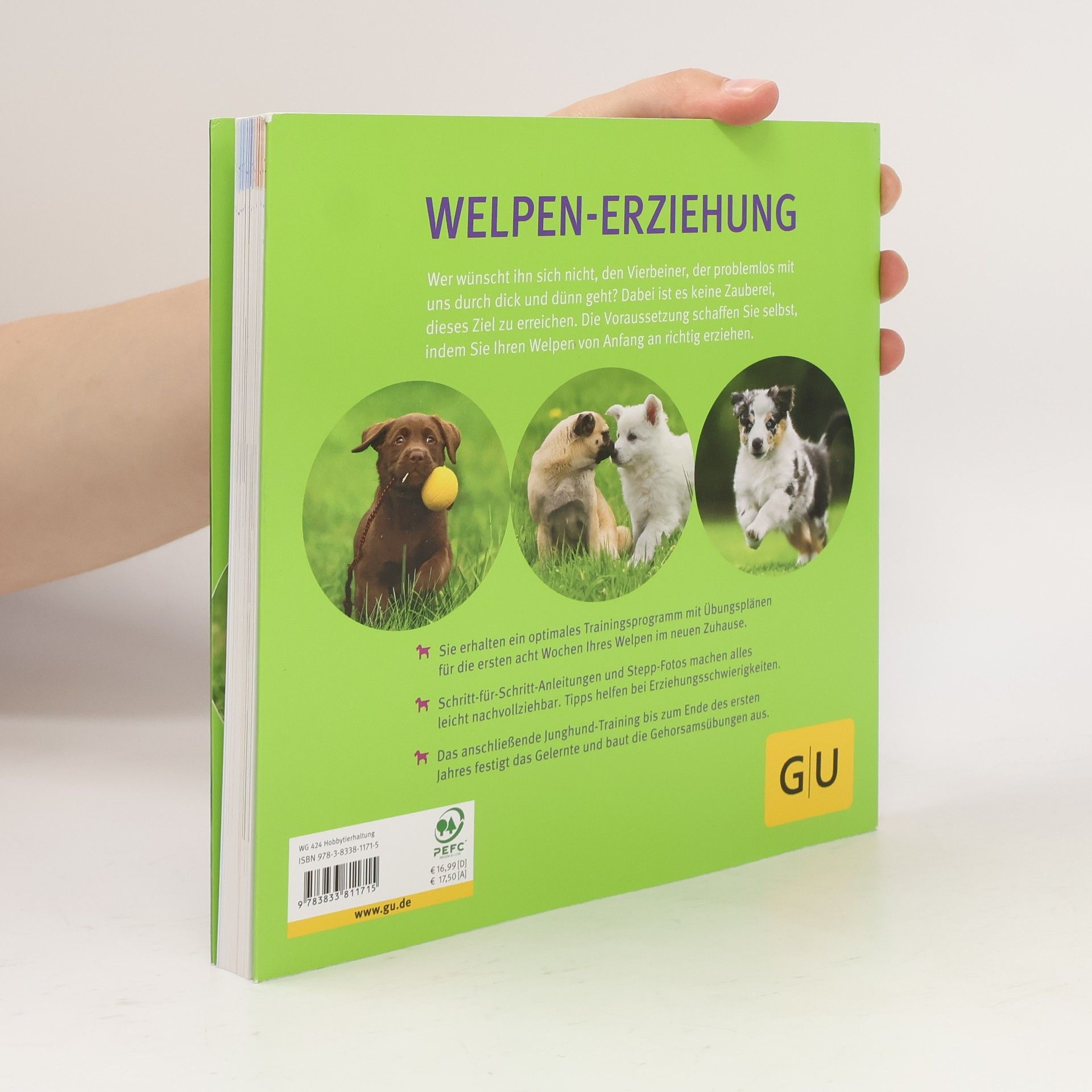 Katharina Schleg Kofler Welpen-Erziehung: Der 8-Wochen-Trainingsplan für Welpen. Plus Junghund-Training vom 5. bis 12. Monat