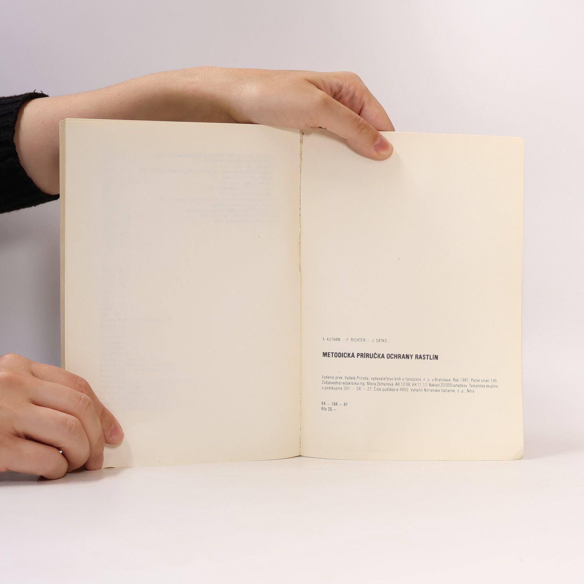 Autores varios Metodická príručka ochrany rastlín