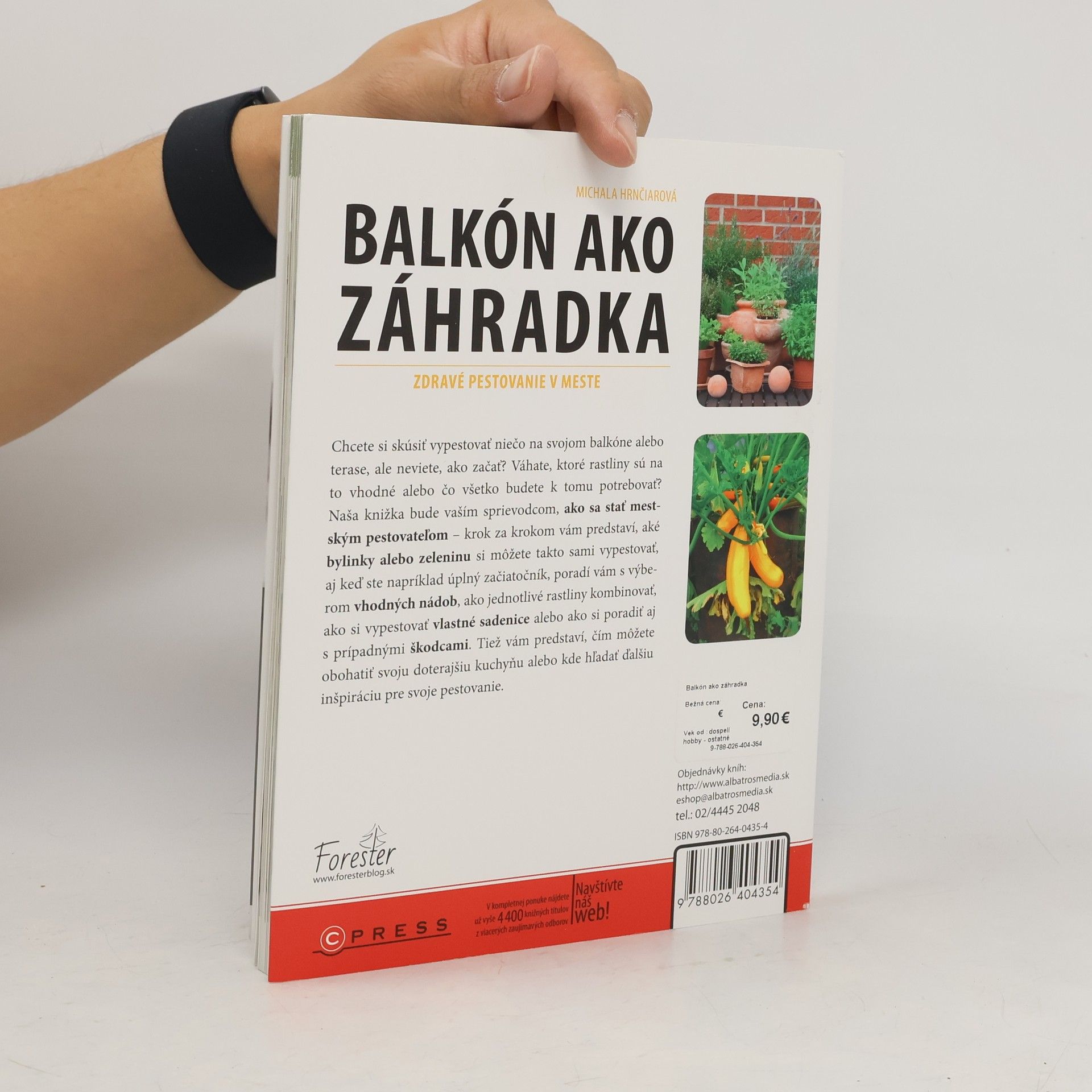 Michala Hrnčiarová Balkón ako zahrádka