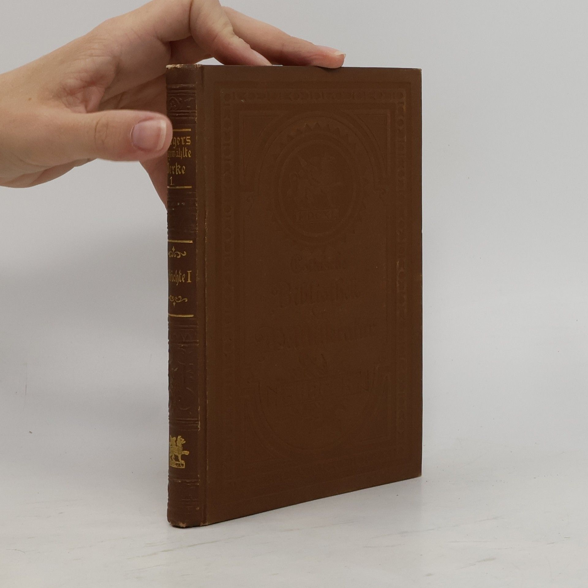 Various authors Cotta'sche Bibliothek der Weltliteratur. Werke 1.
