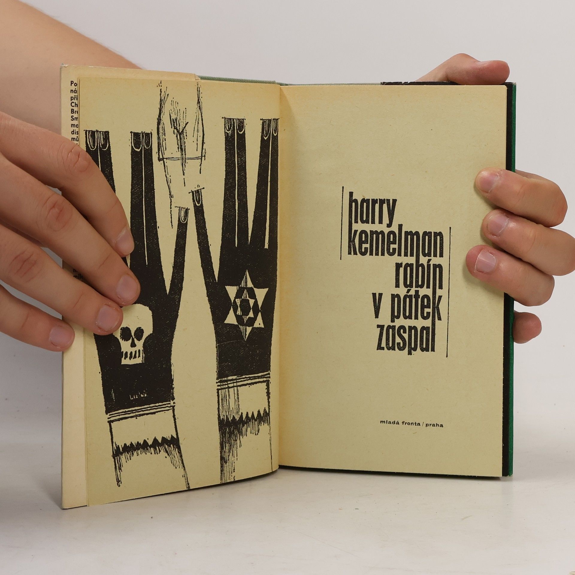 Harry Kemelman Rabín v pátek zaspal