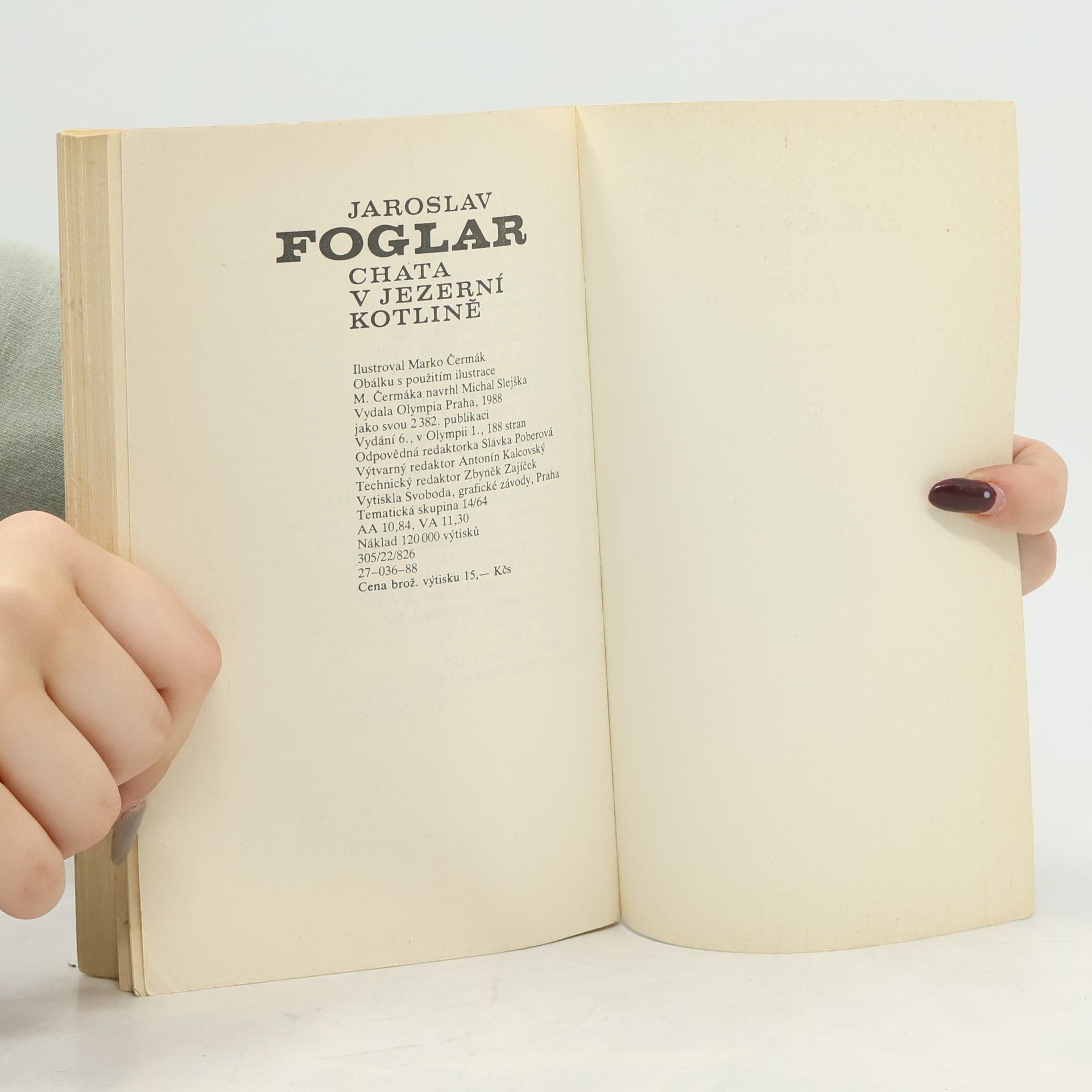 Jaroslav Foglar Chata v Jezerní kotlině