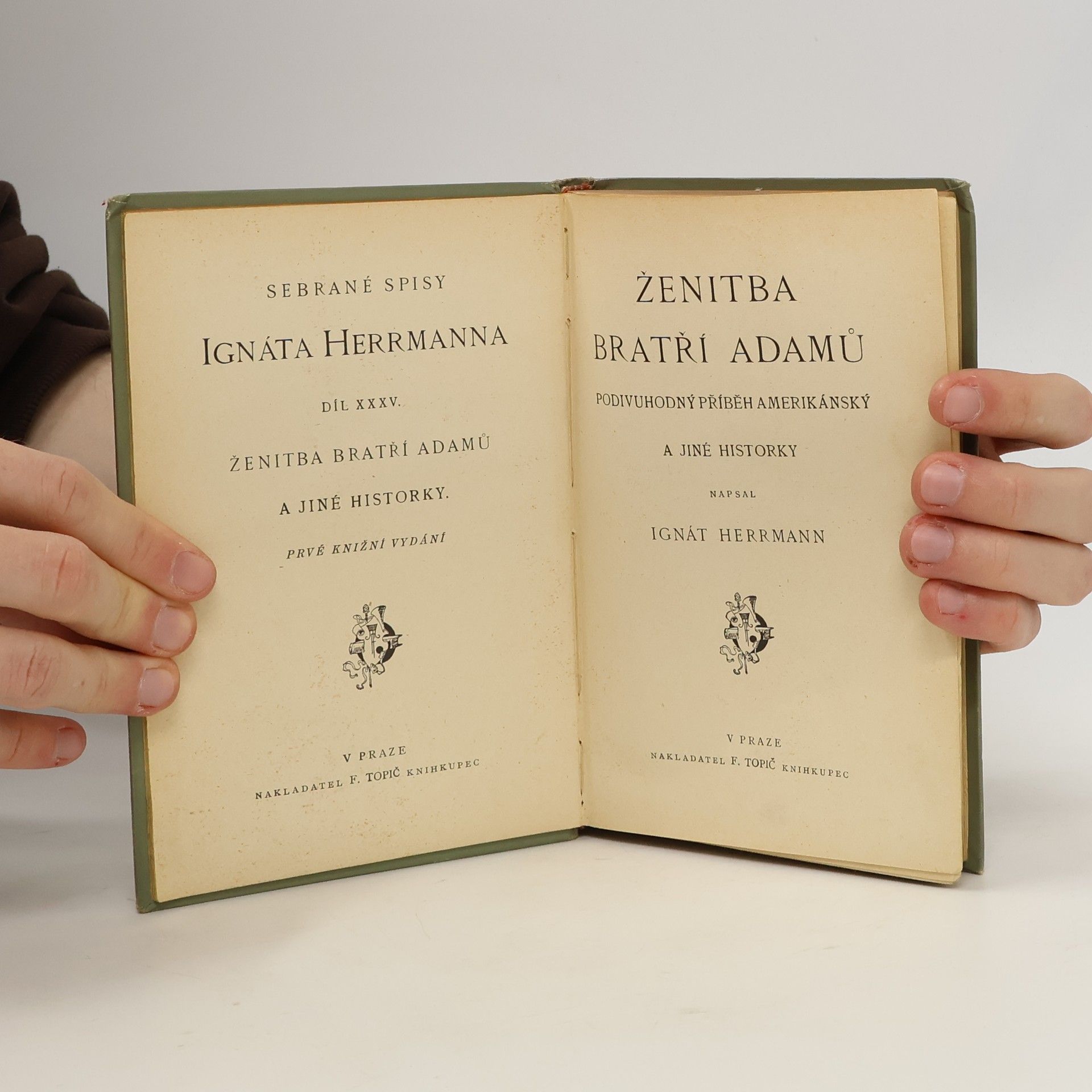 Ignát Herrmann Ženitba bratří Adamů
