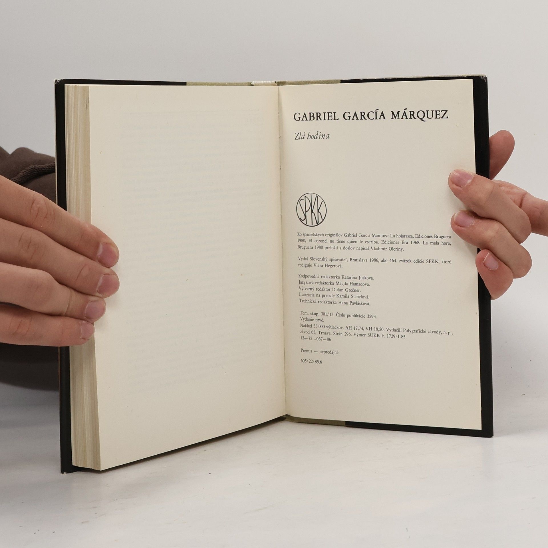 Gabriel García Márquez Zlá hodina