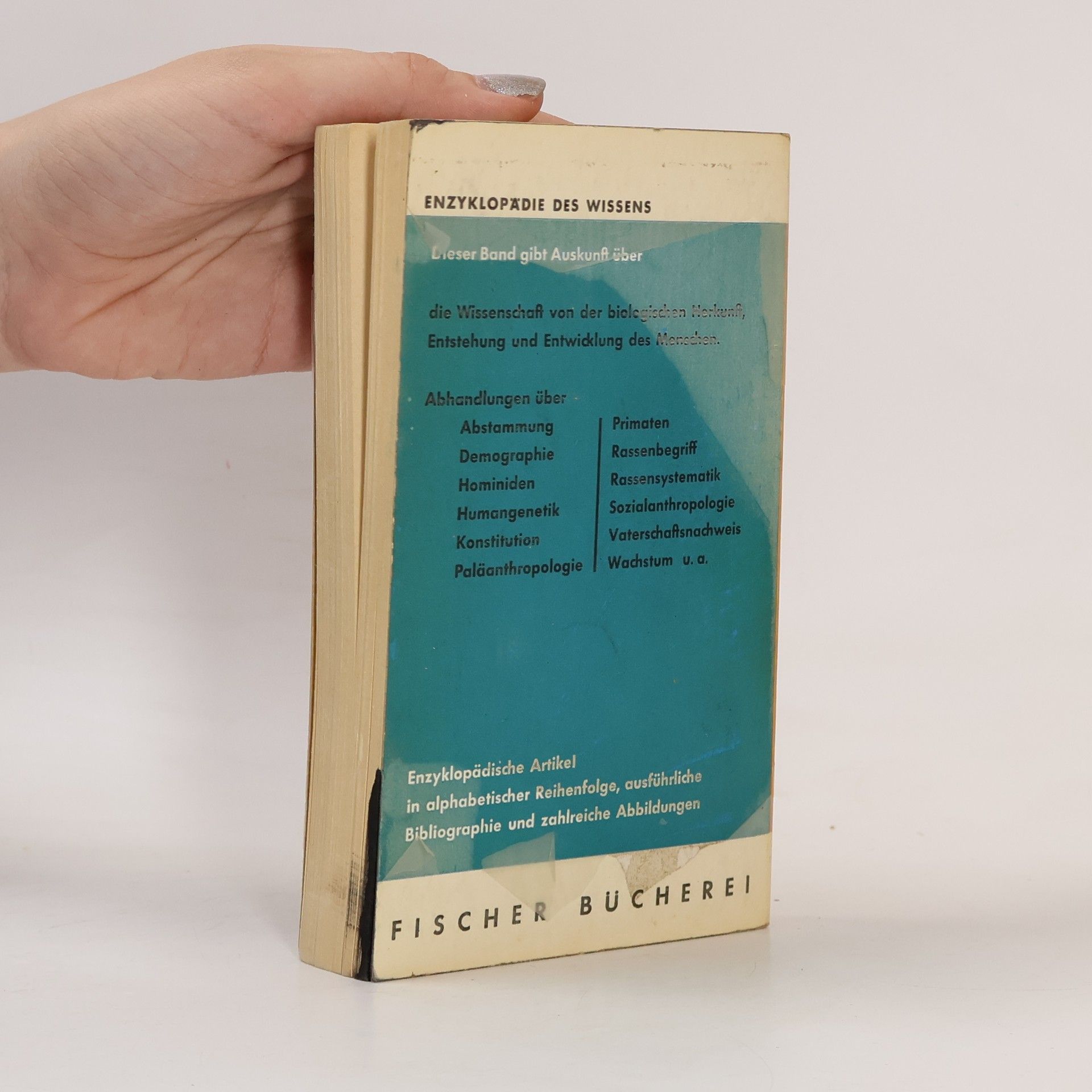 Autorenkollektiv Das Fischer Lexikon 15. Anthropologie
