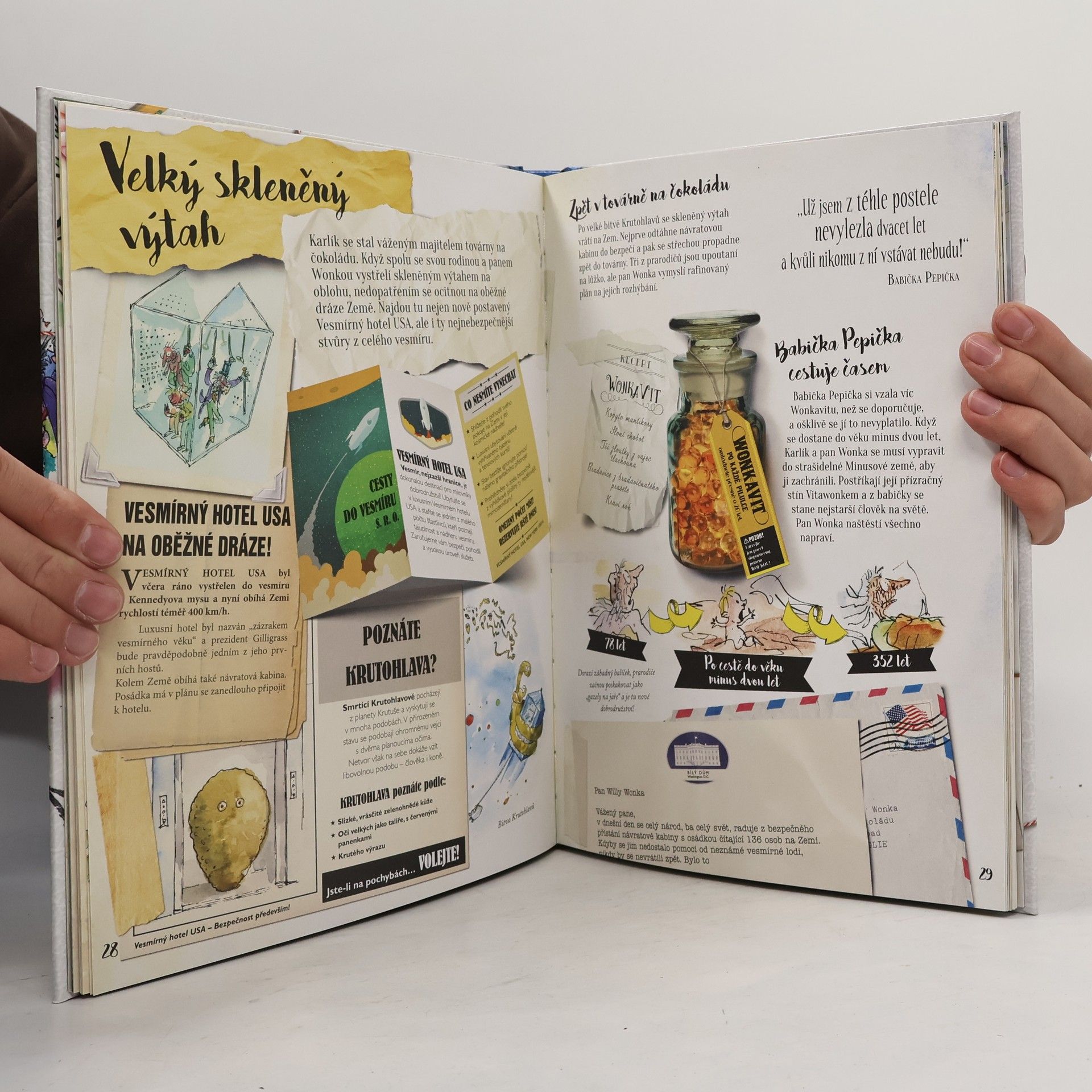 Quentin Blake Čarokrásnické světy Roalda Dahla