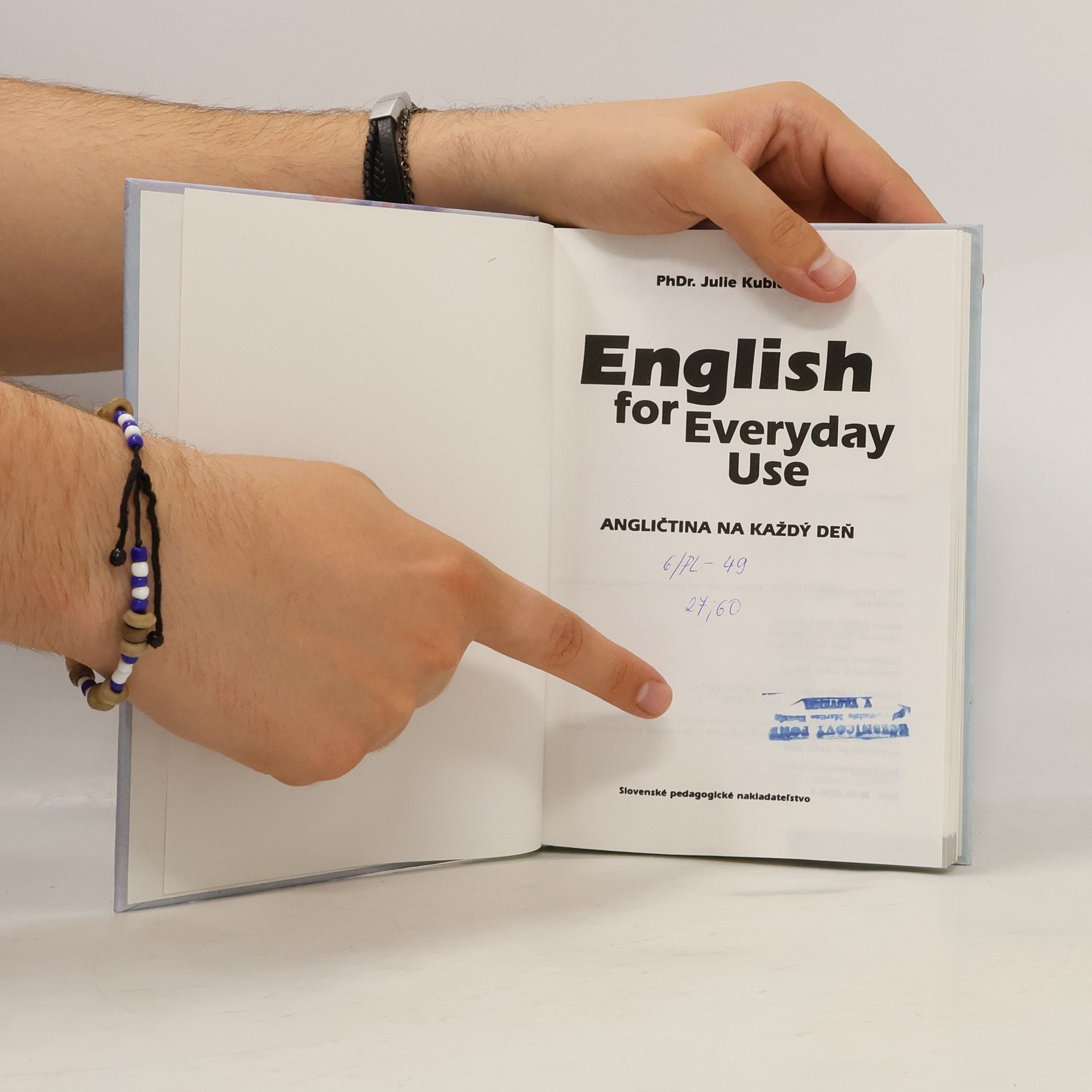 Julie Kubíčková English for everyday use