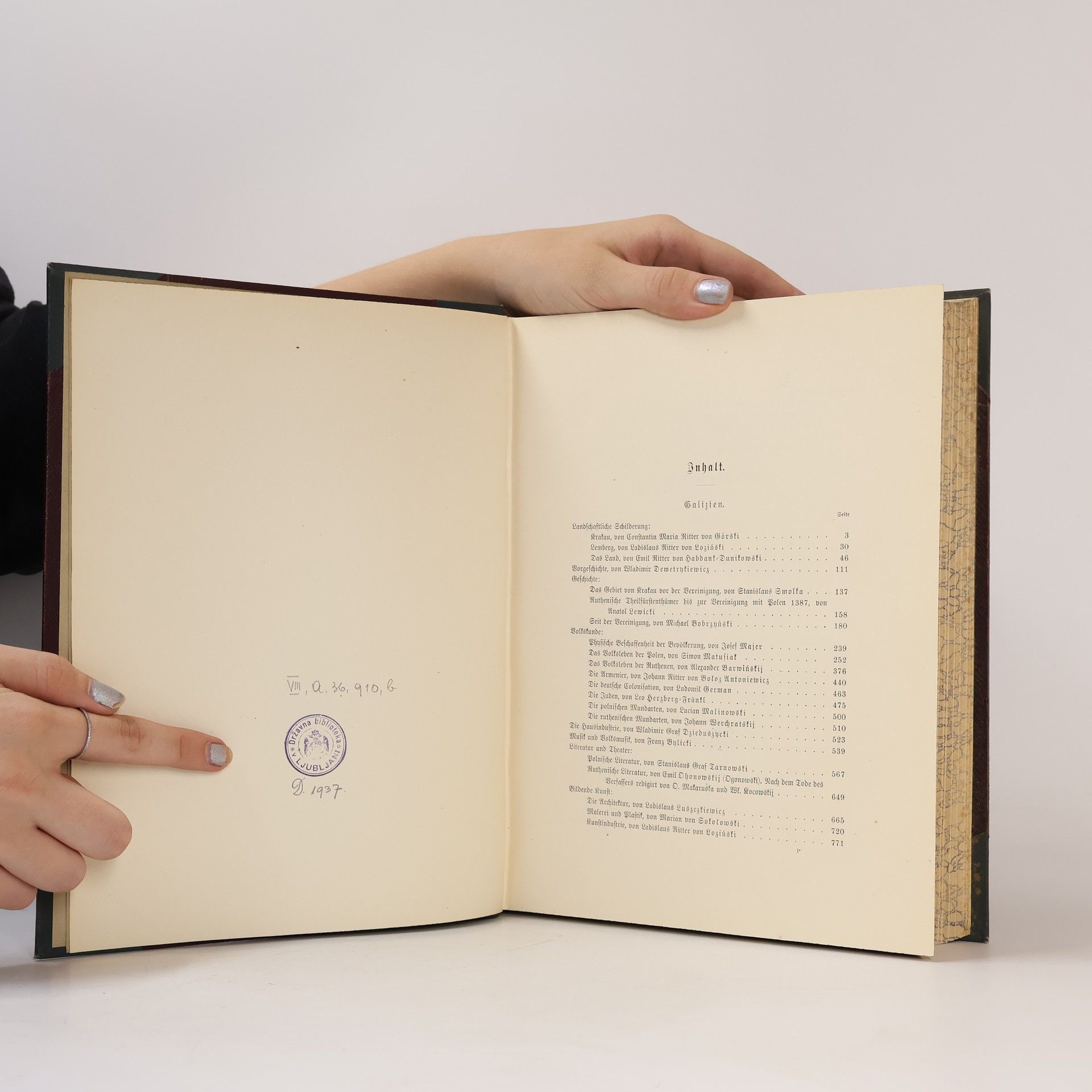 Various authors Die österreichisch-ungarische Monarchie in Wort und Bild. Galizien