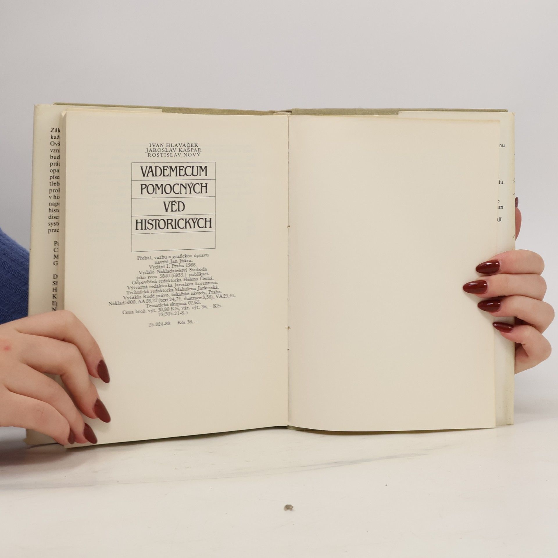 Rostislav Nový Vademecum pomocných věd historických