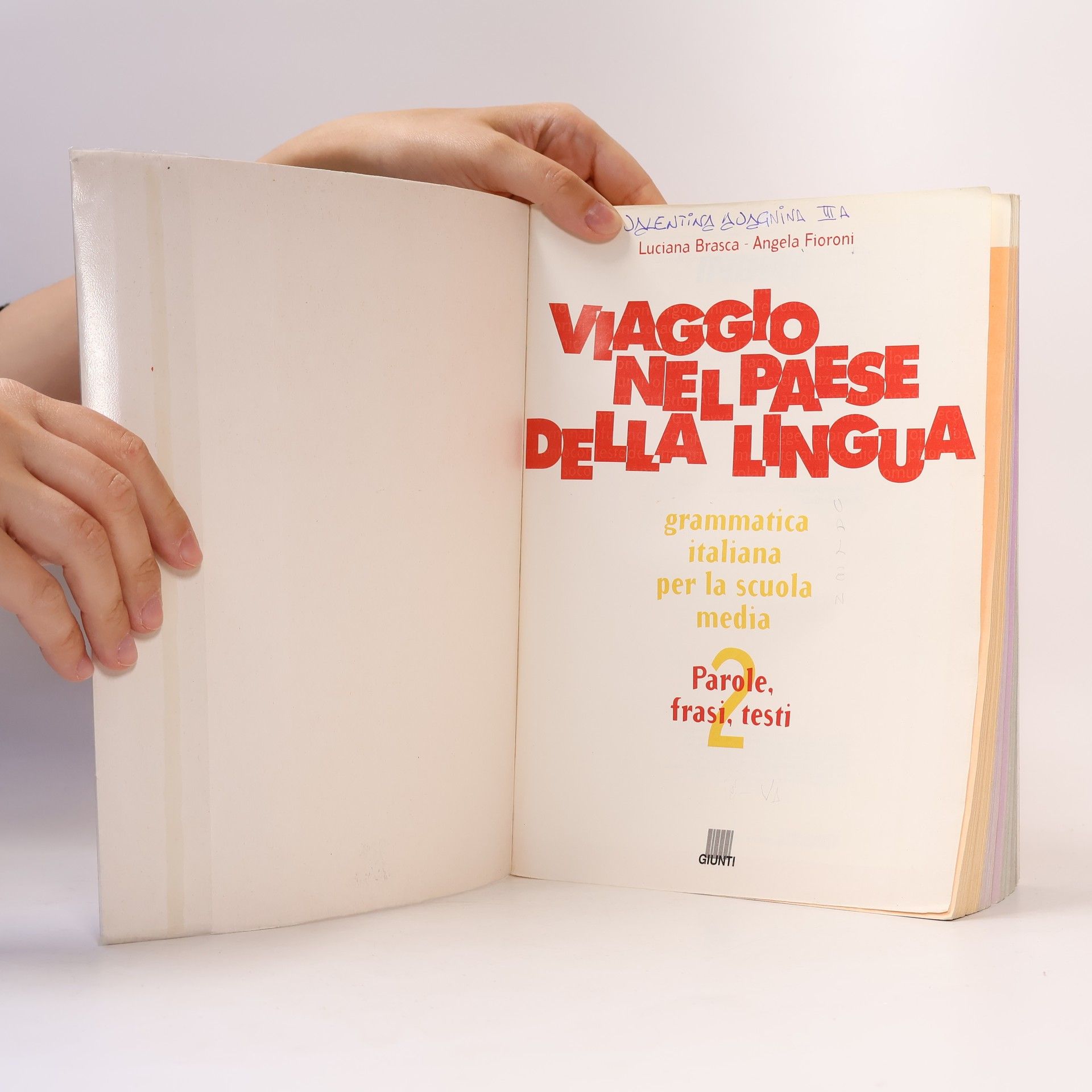 Luciana Brasca Viaggio nel paese della lingua: grammatica italiana per la scuola media