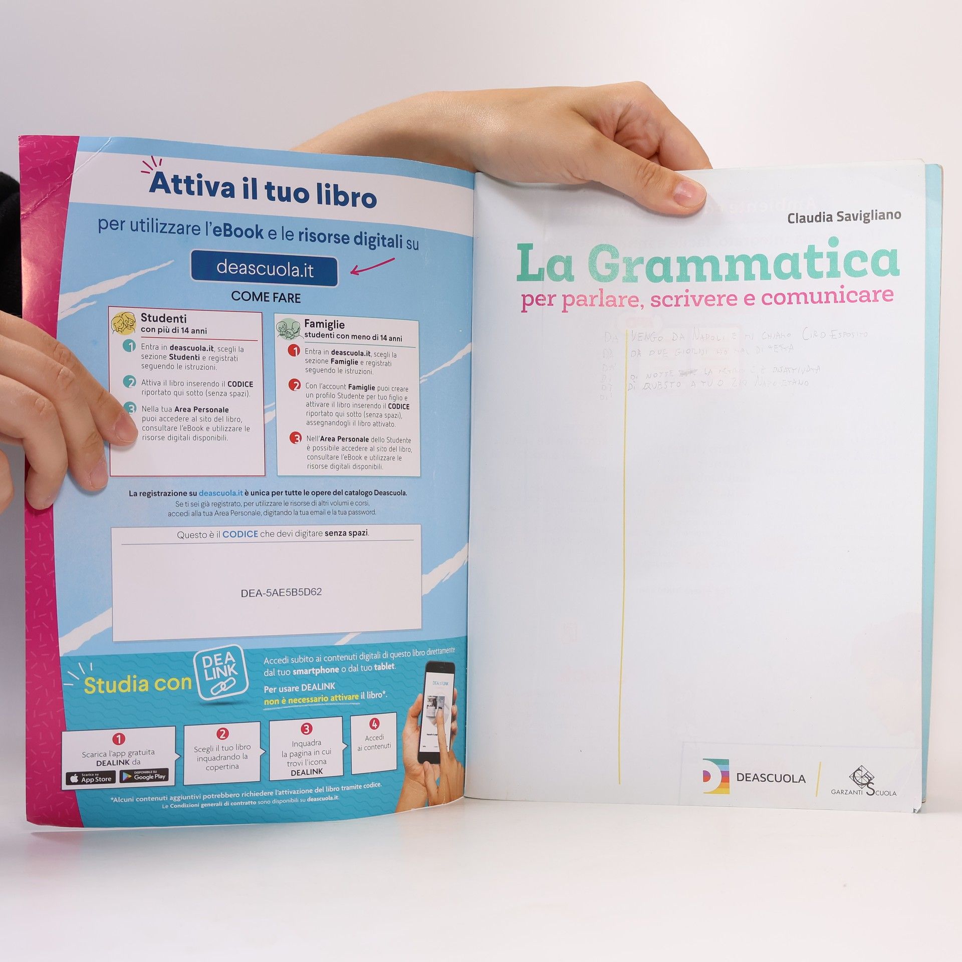 Claudia Savigliano La Grammatica per parlare, scrivere e comunicare