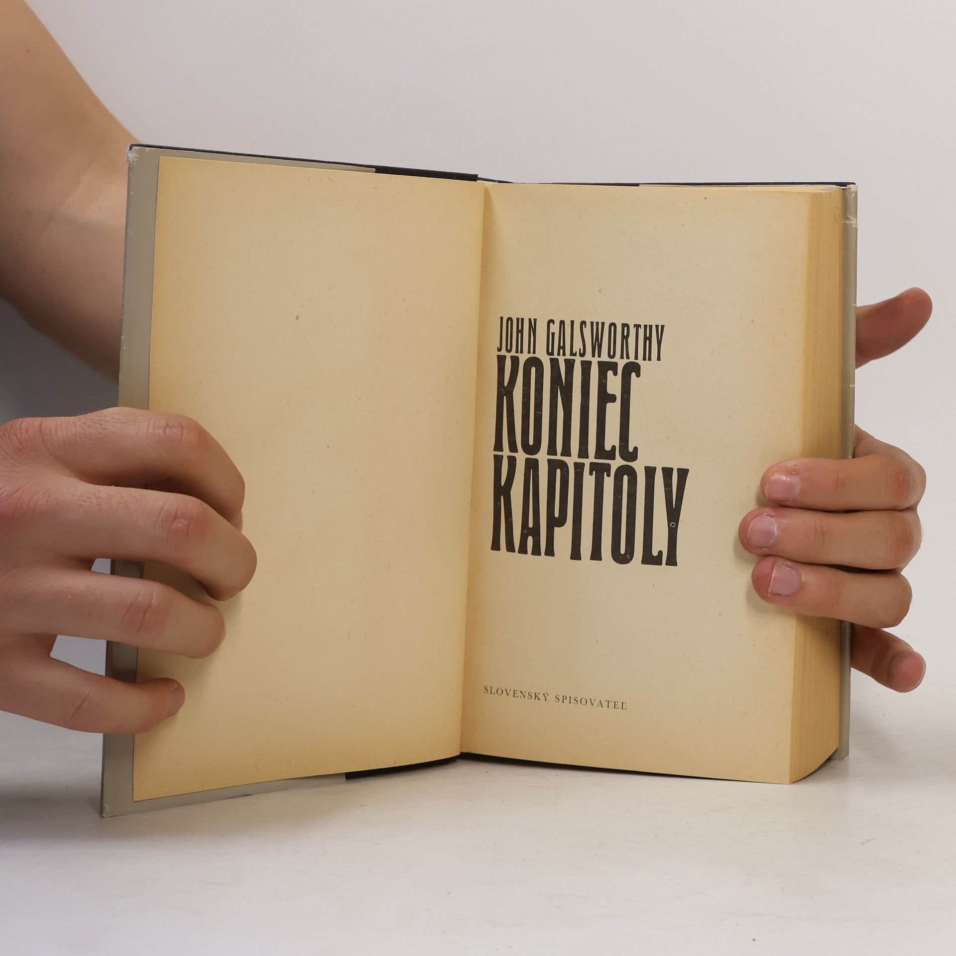 John Galsworthy Koniec kapitoly